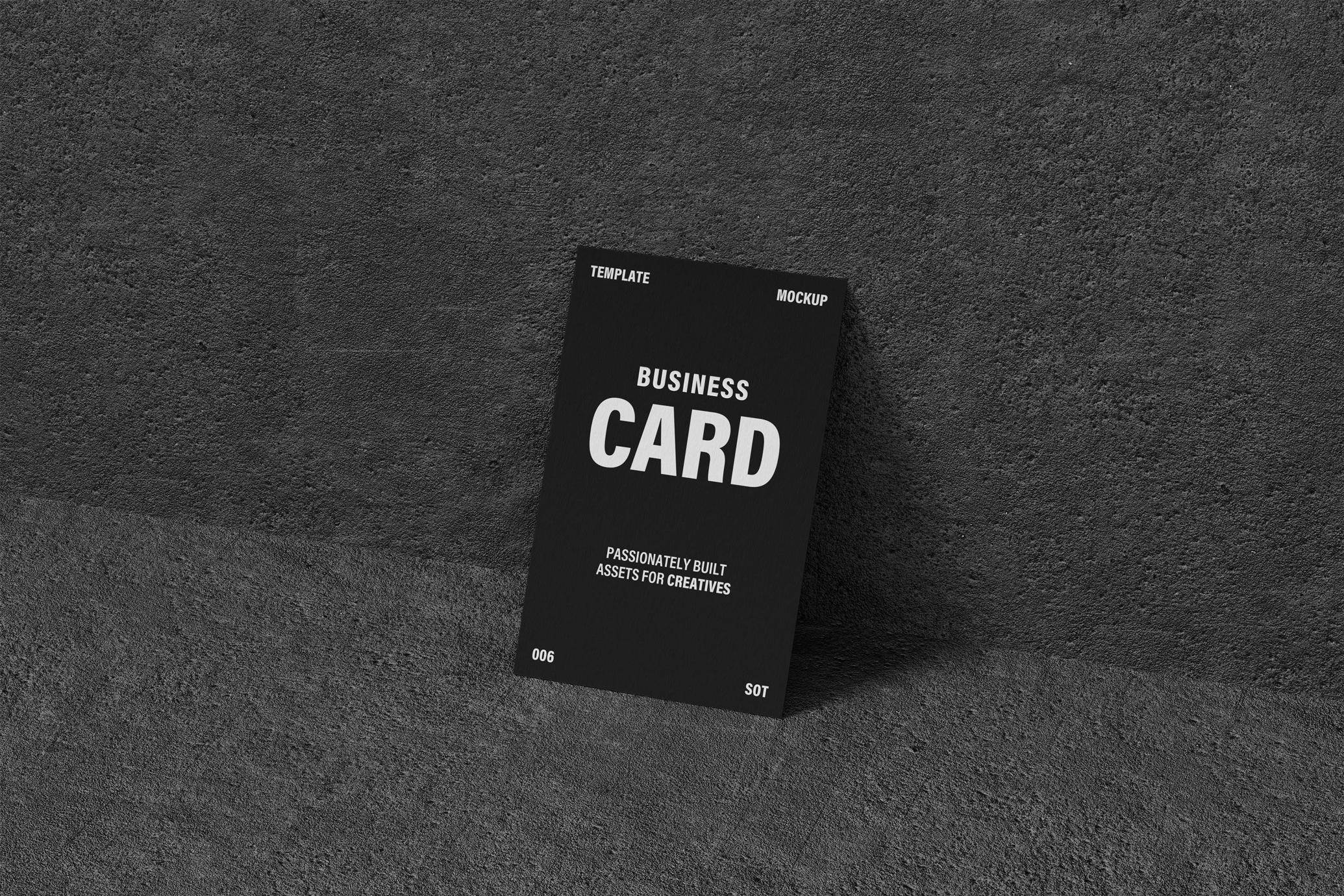 85x55mm Business Card Mockup
