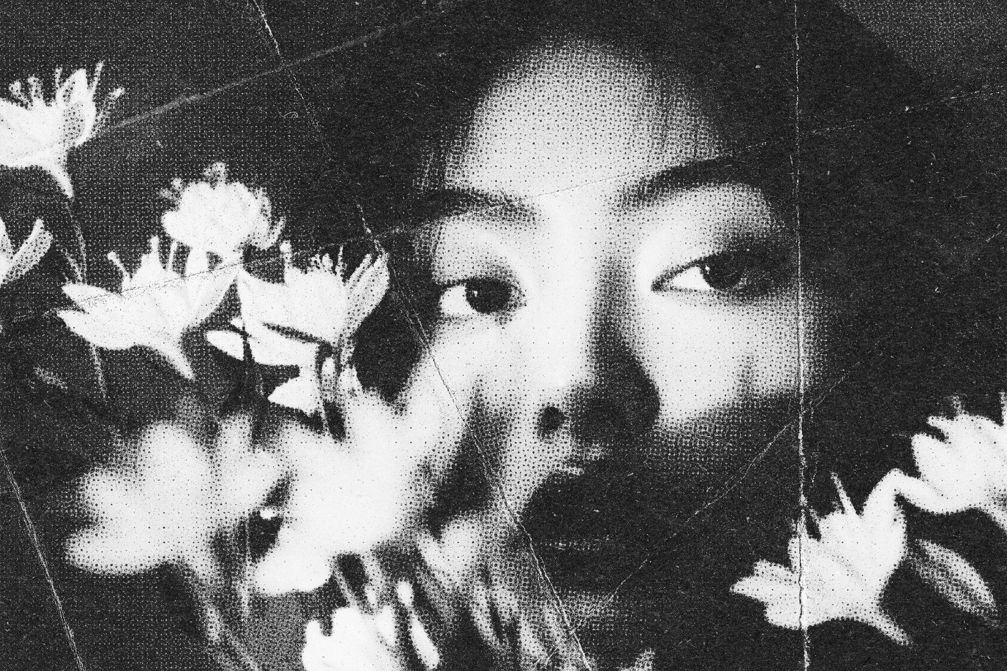 B&W Printed Halftone Effect