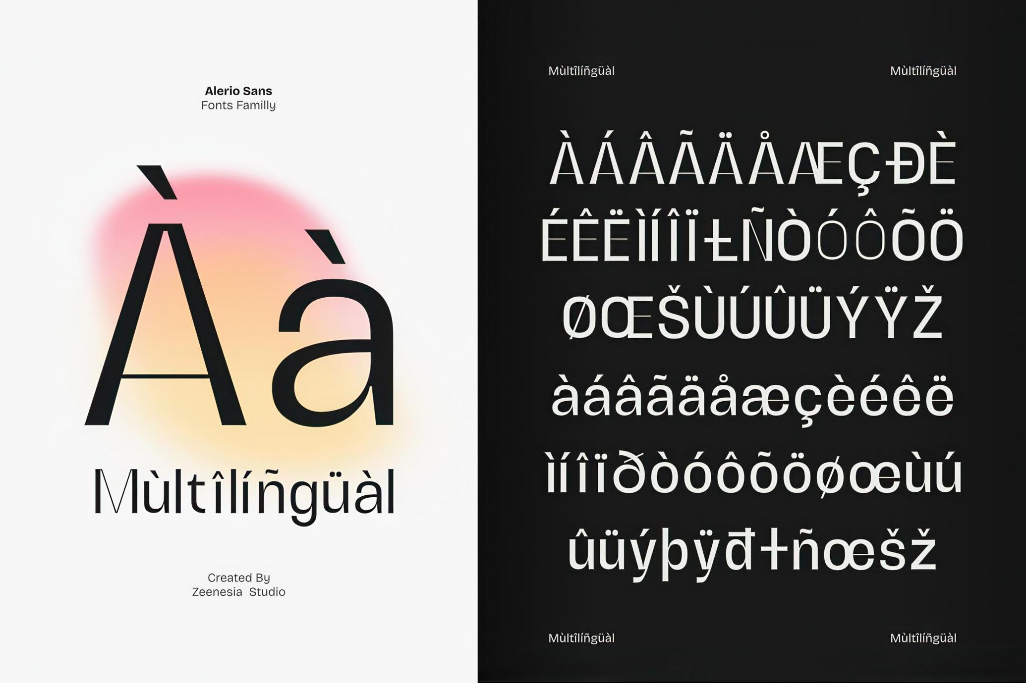 Alerio Sans Serif