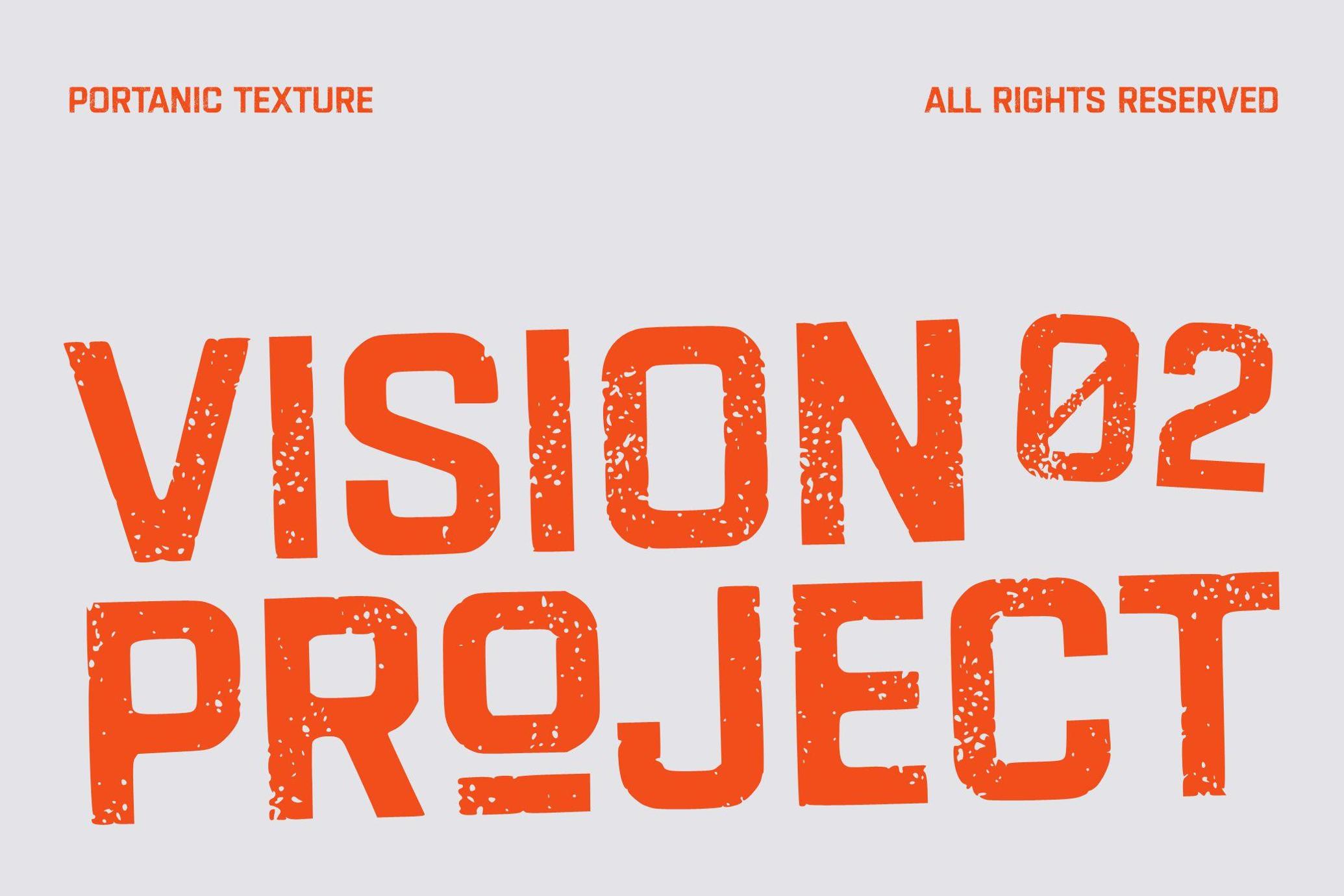 HF Portanic All Caps Typeface
