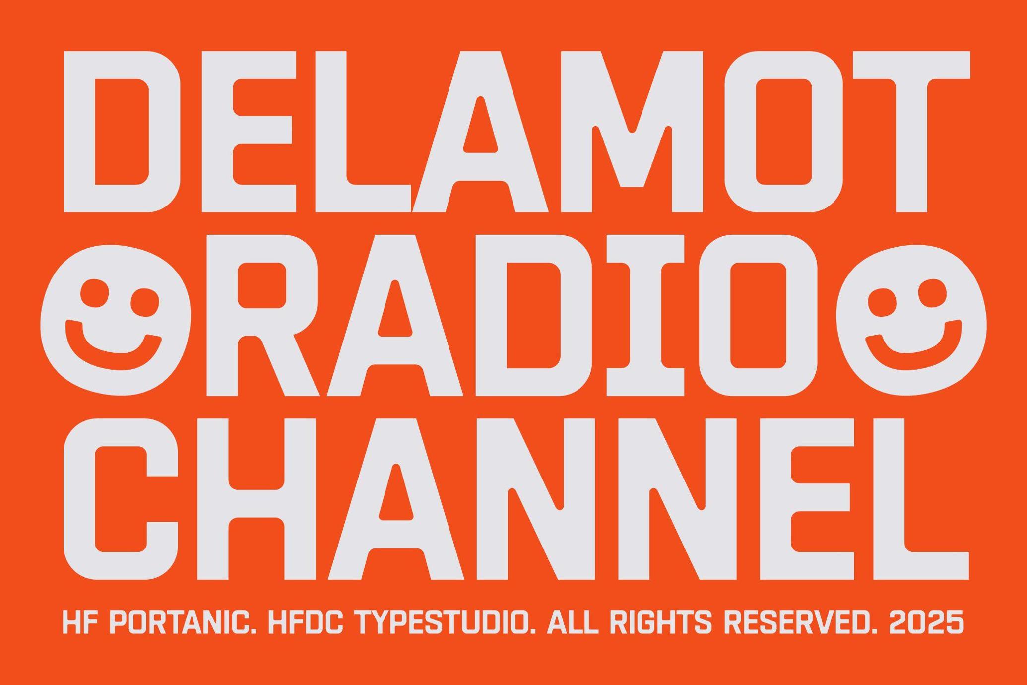 HF Portanic All Caps Typeface