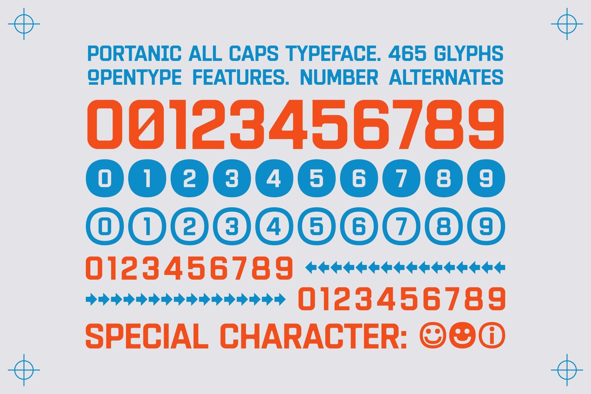 HF Portanic All Caps Typeface