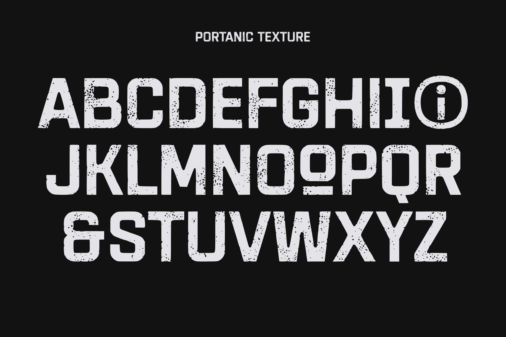 HF Portanic All Caps Typeface