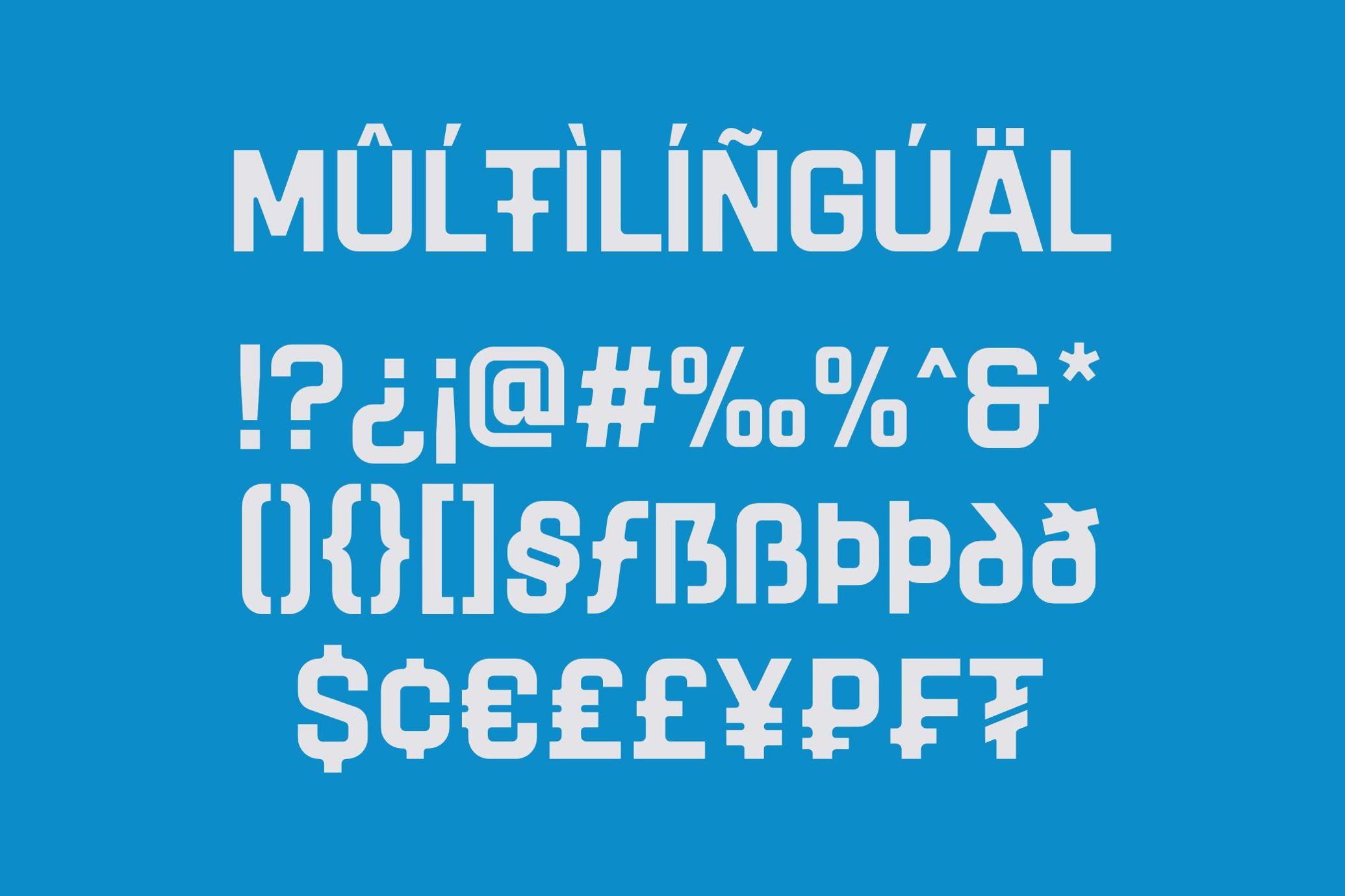 HF Portanic All Caps Typeface