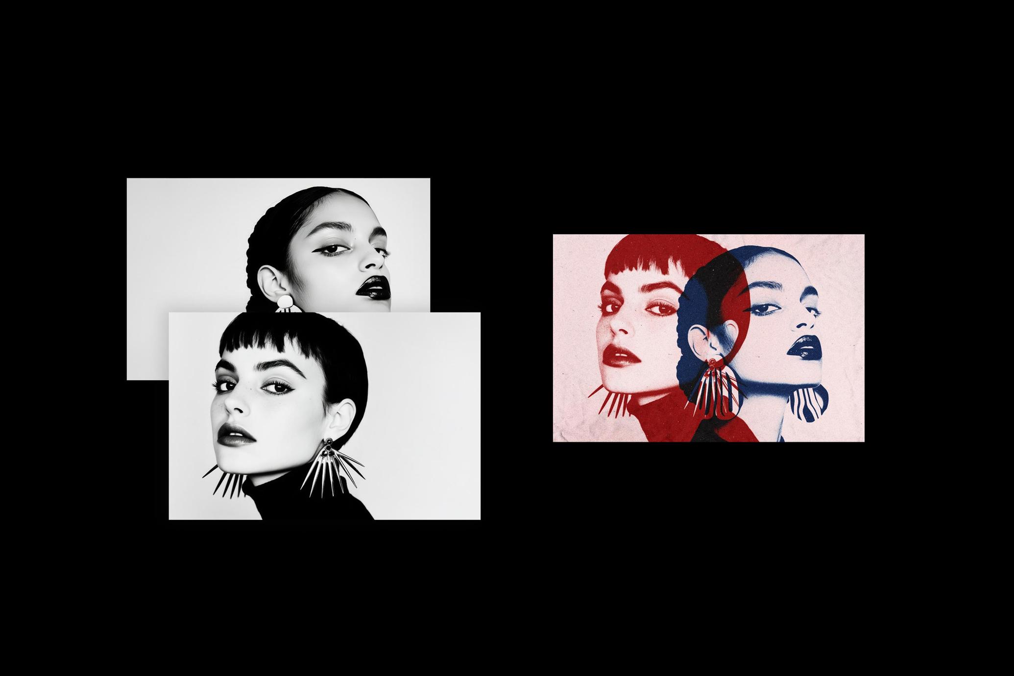 Overprint Photo Effect