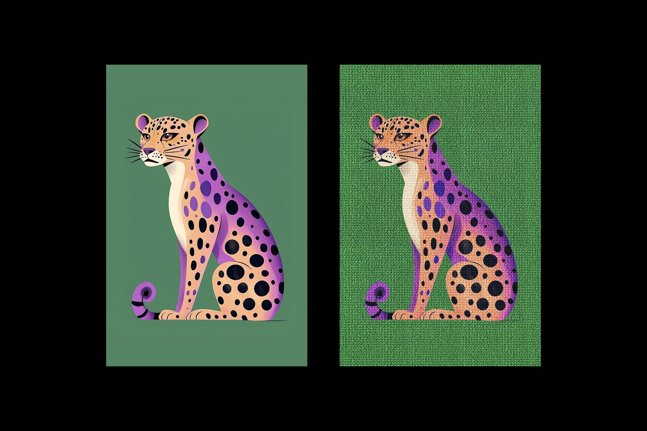 Embroidery Stitch Poster Effect