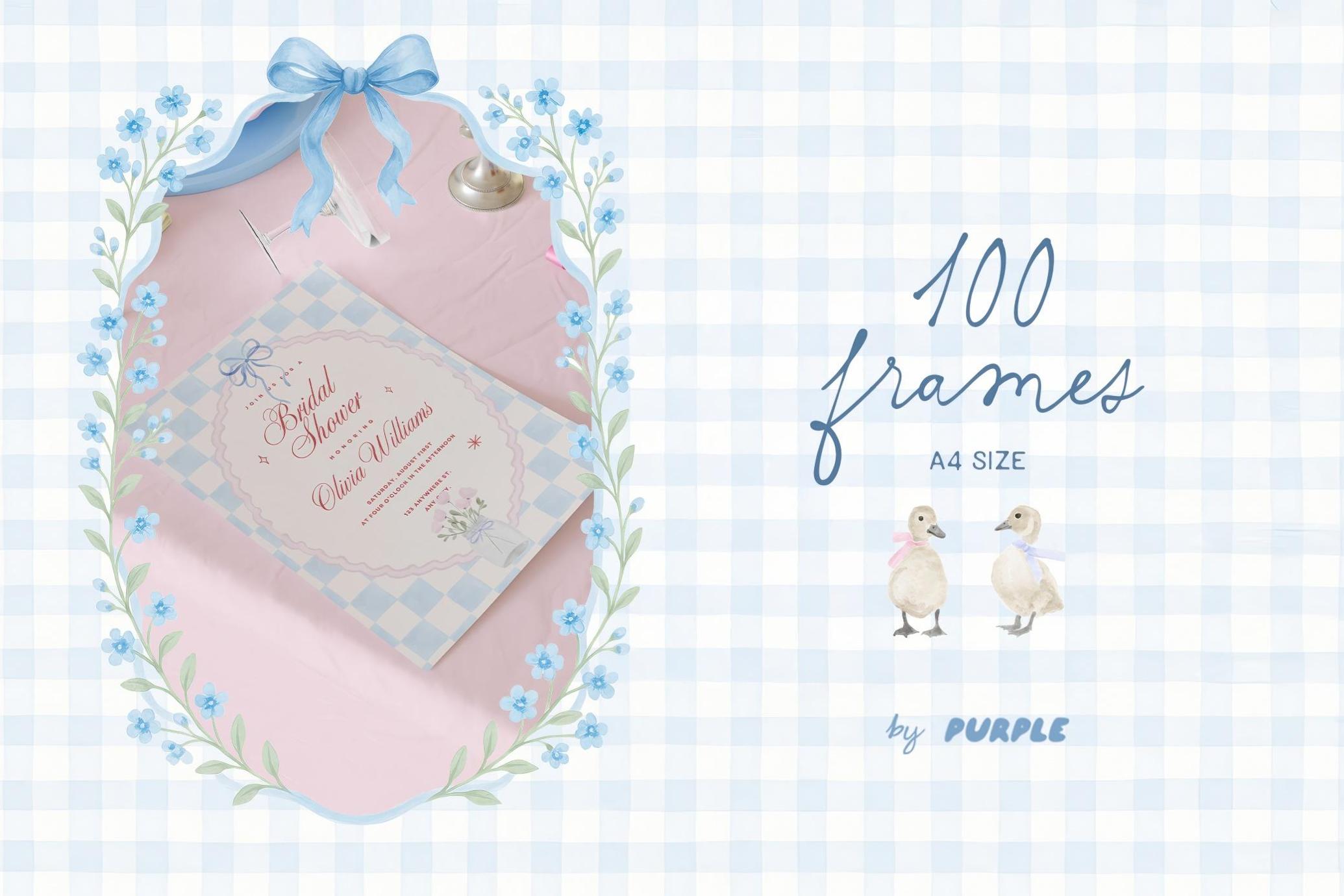 Bowette: Cottagecore Frames & Papers