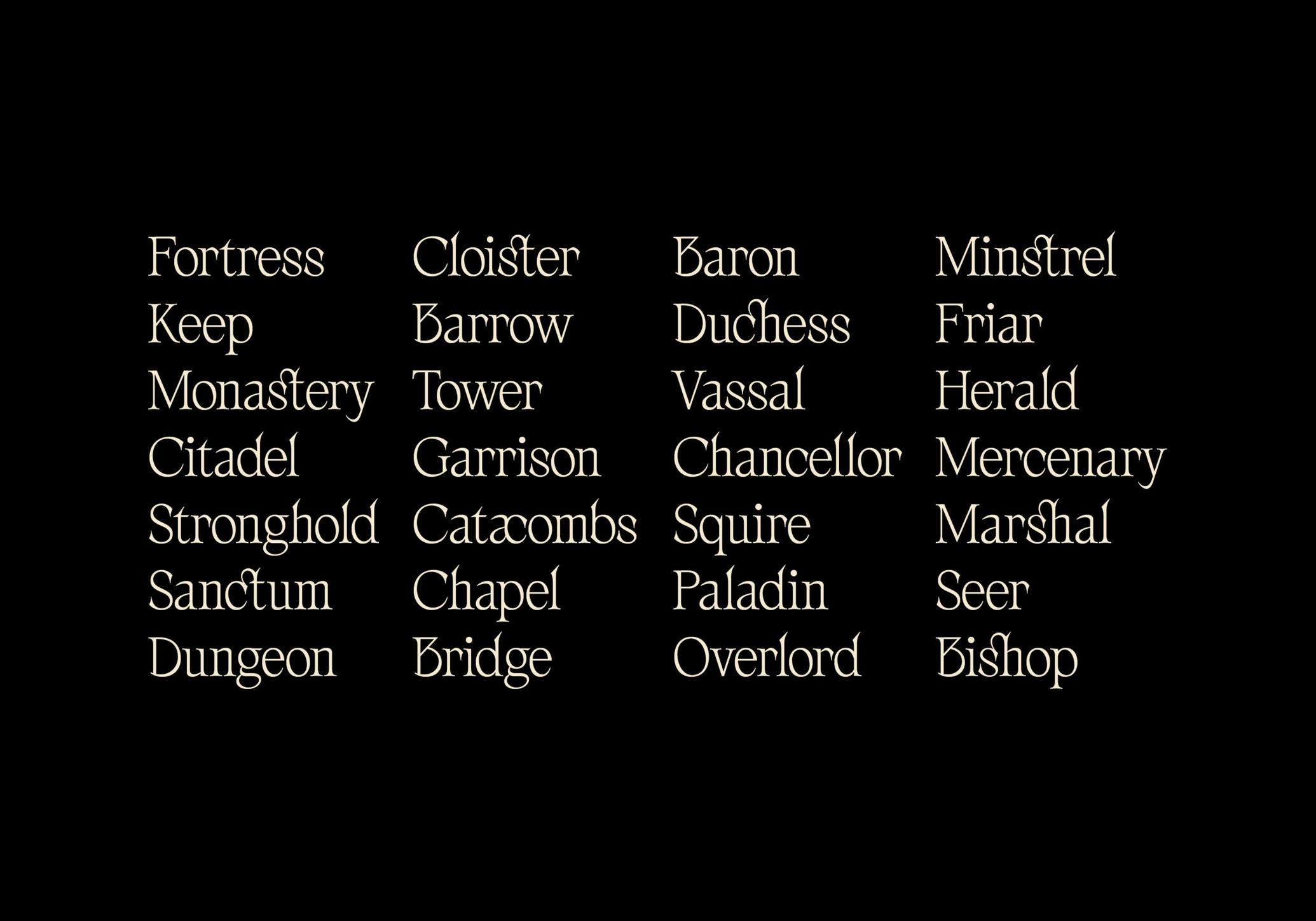AV Galveria — Display Serif Font