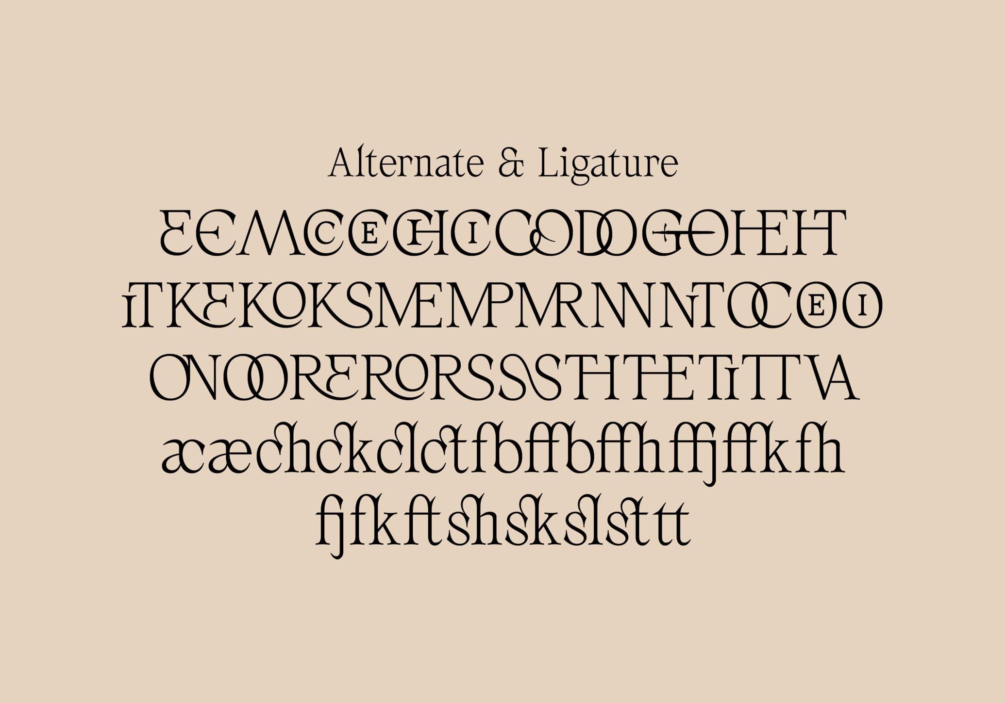 AV Galveria — Display Serif Font