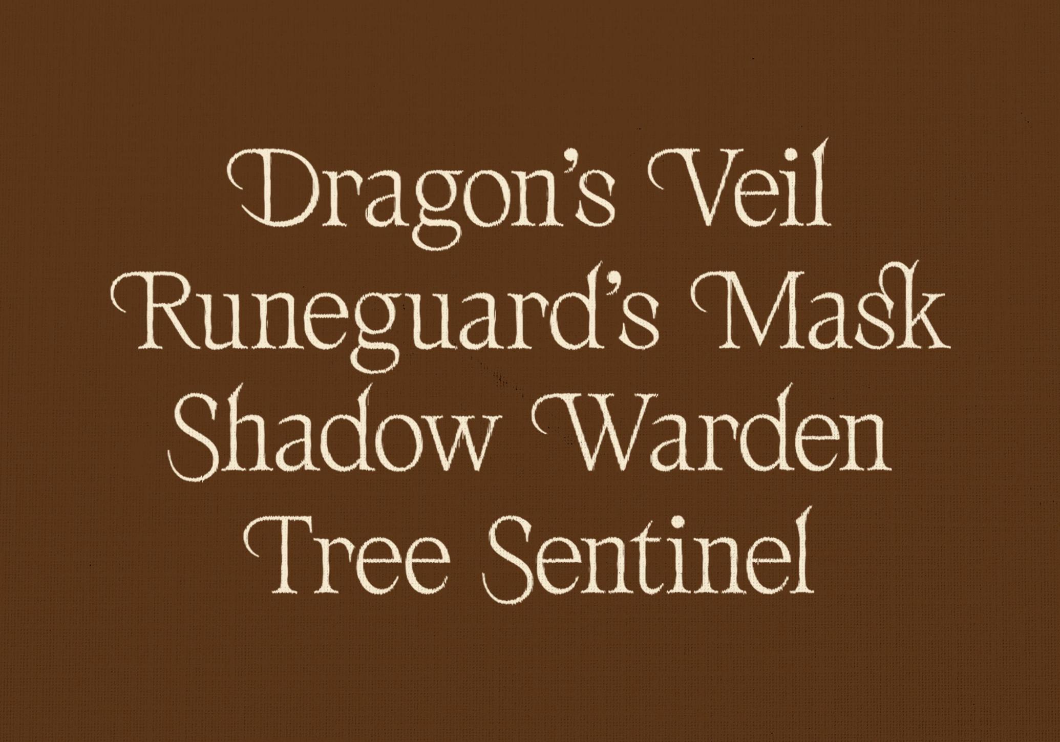 AV Galveria — Display Serif Font