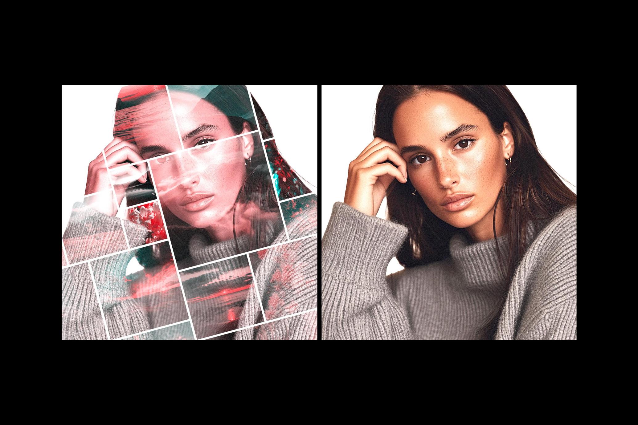 Double Exposure Collage Effect