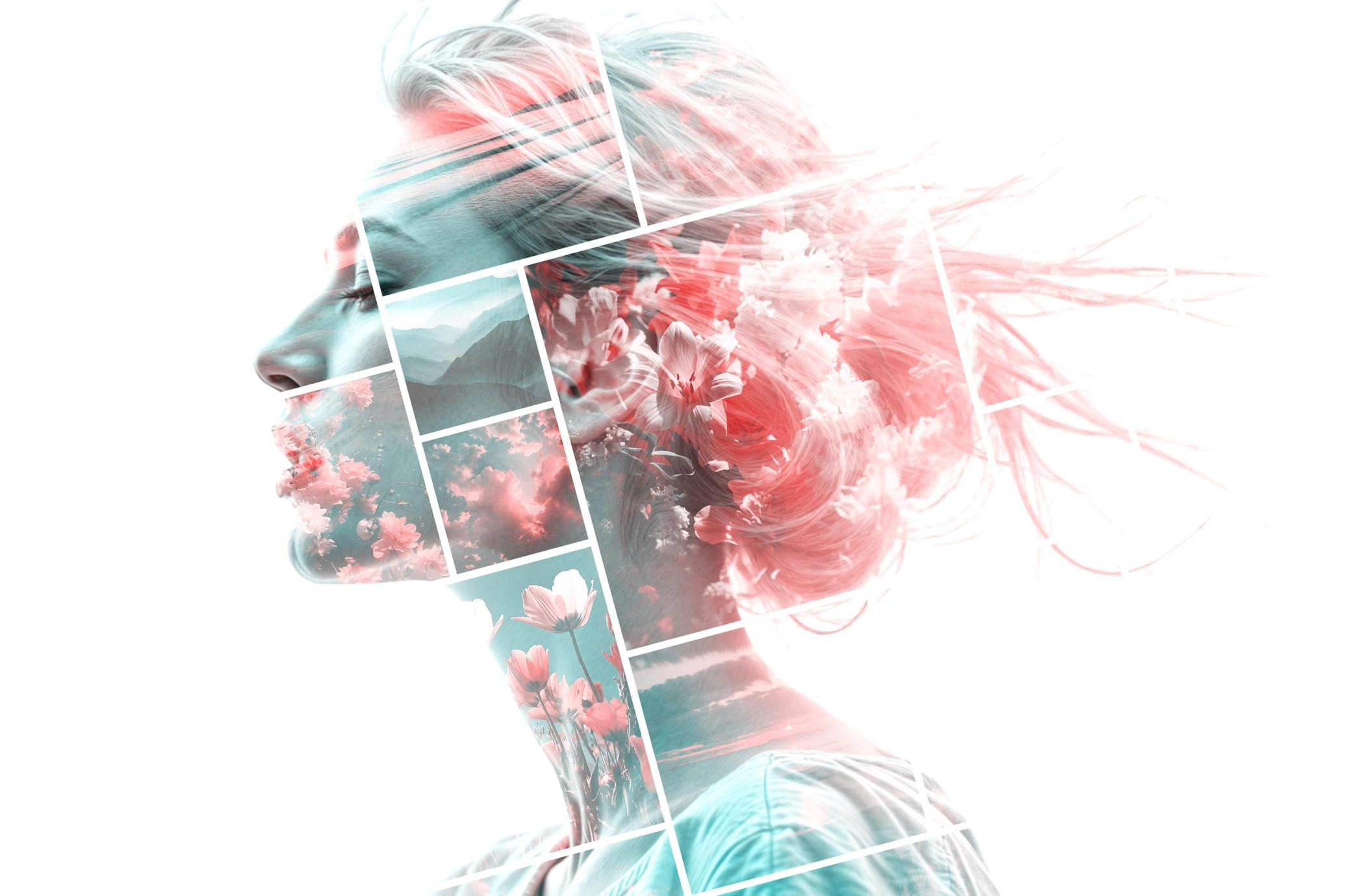 Double Exposure Collage Effect