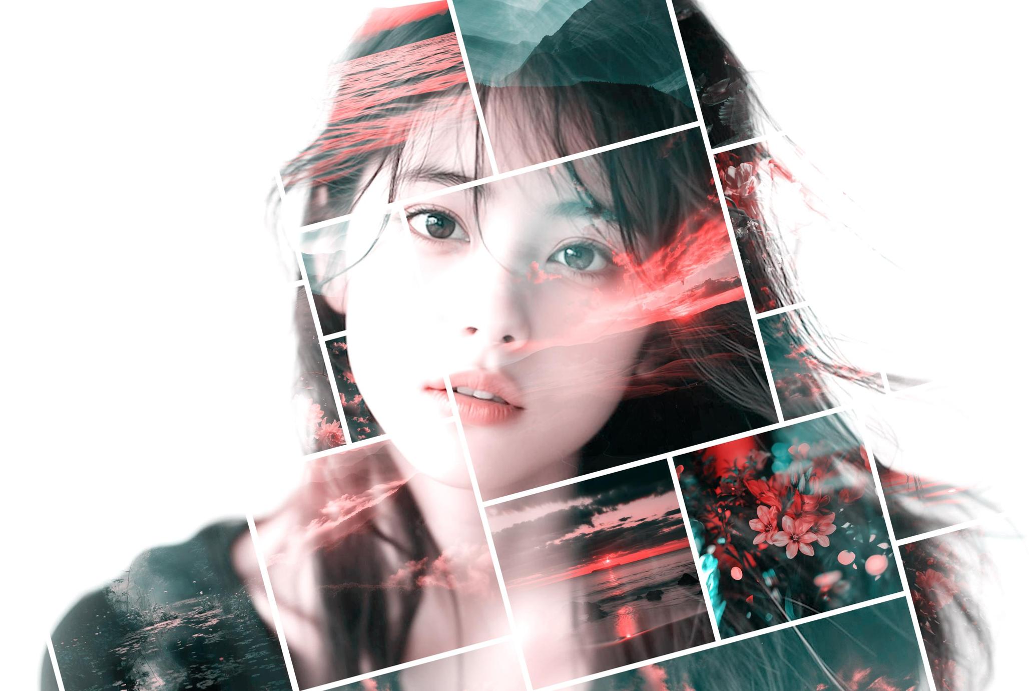Double Exposure Collage Effect