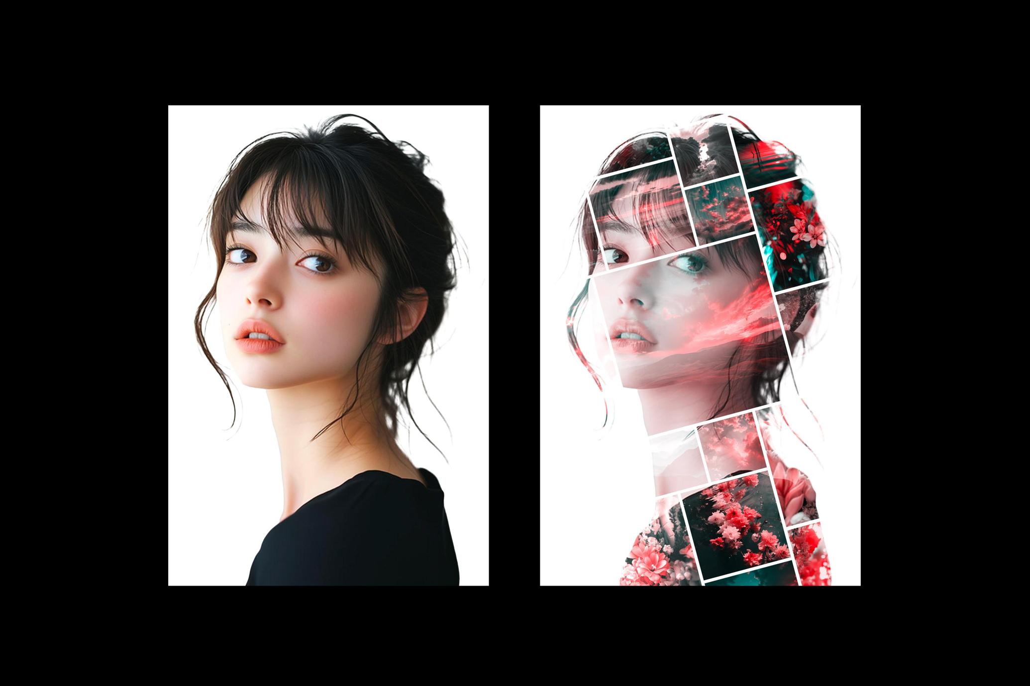 Double Exposure Collage Effect