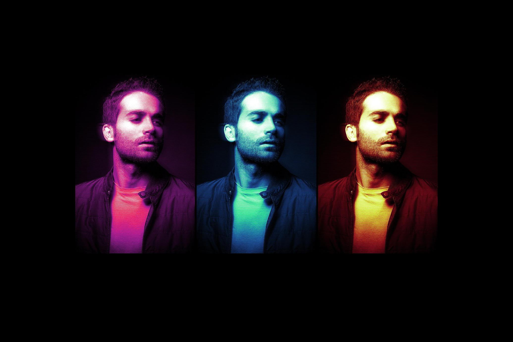 Acid Screen Poster Effect
