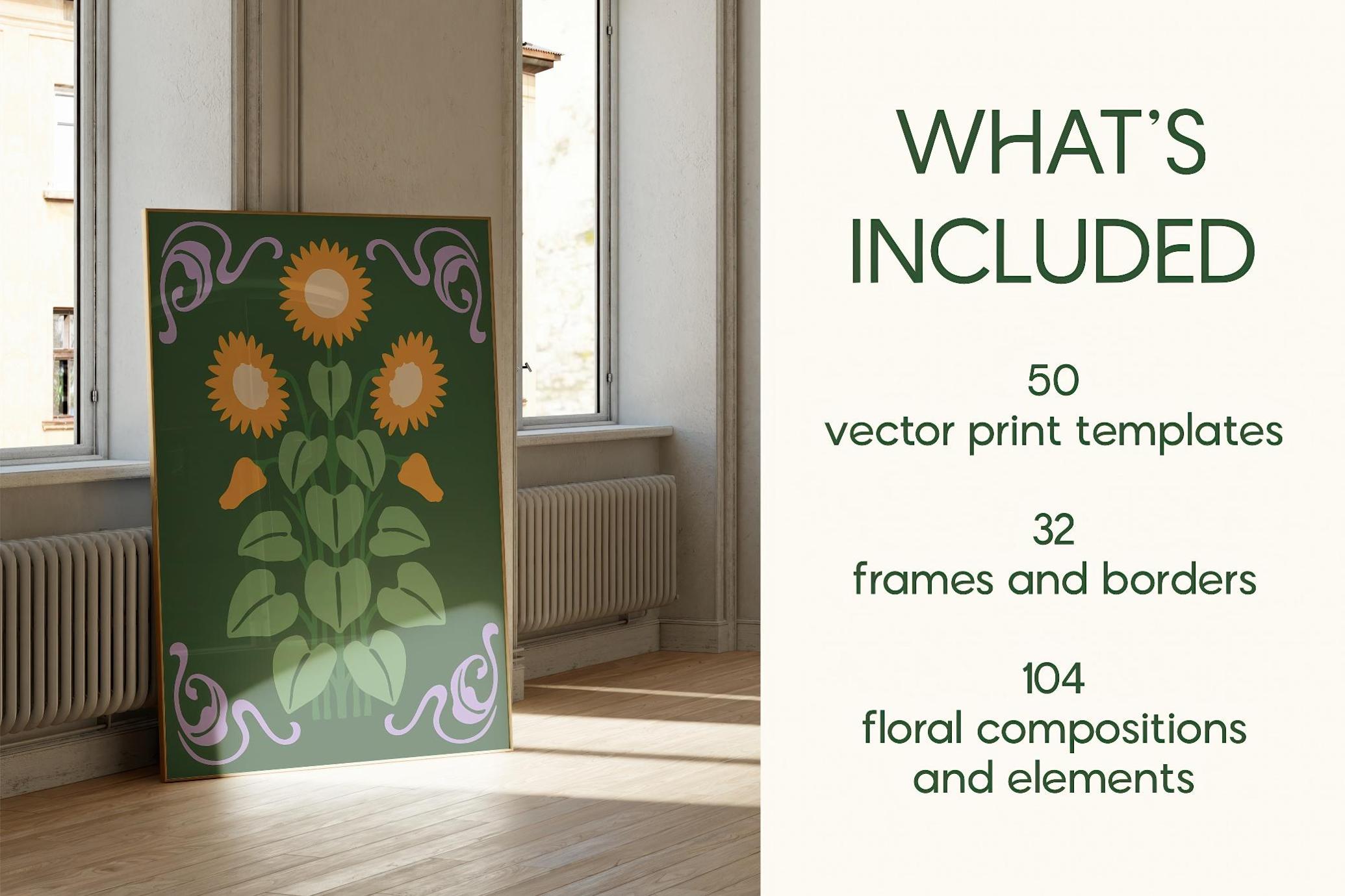 Art Nouveau Vector Print Creator