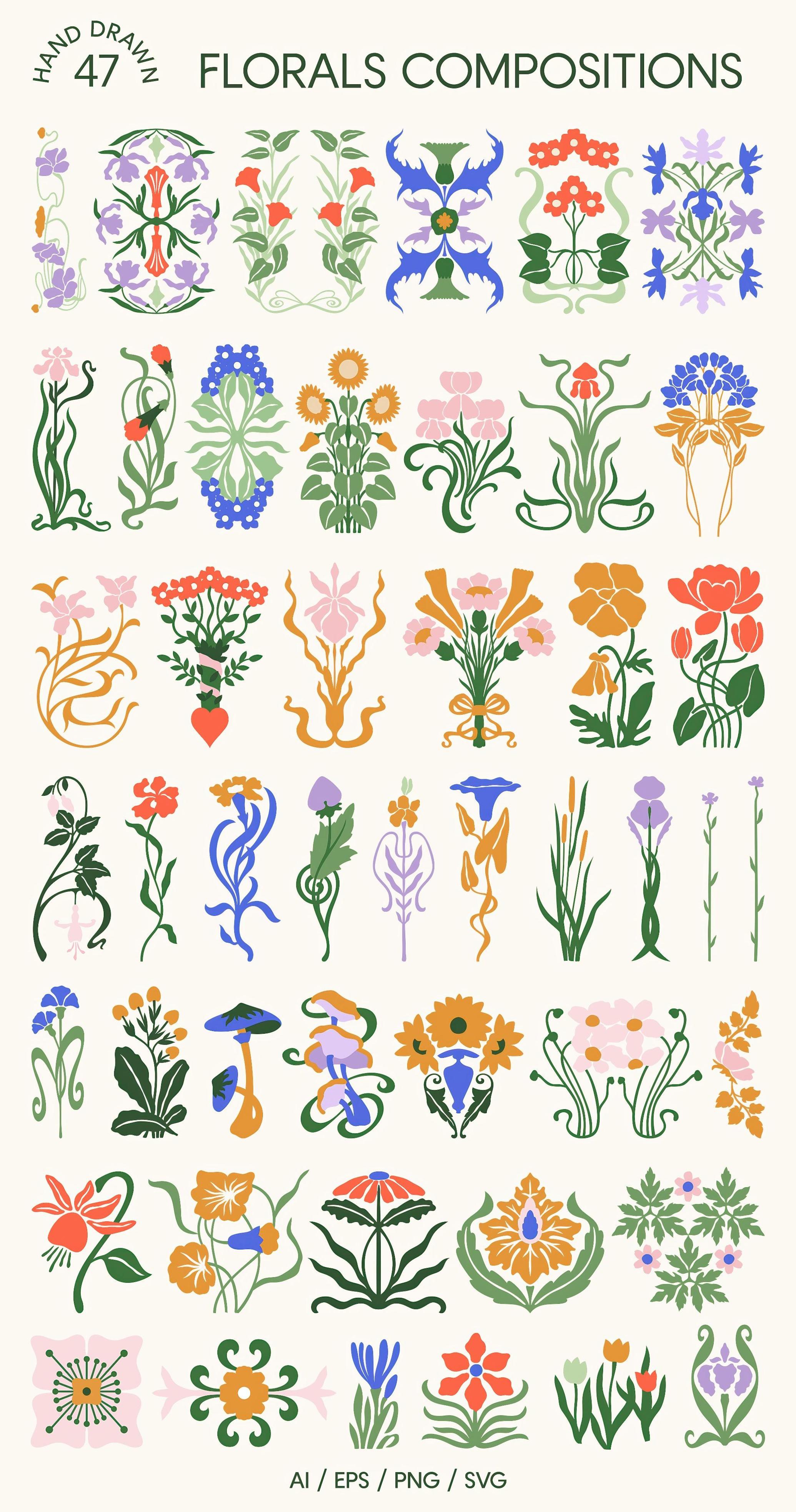 Art Nouveau Vector Print Creator
