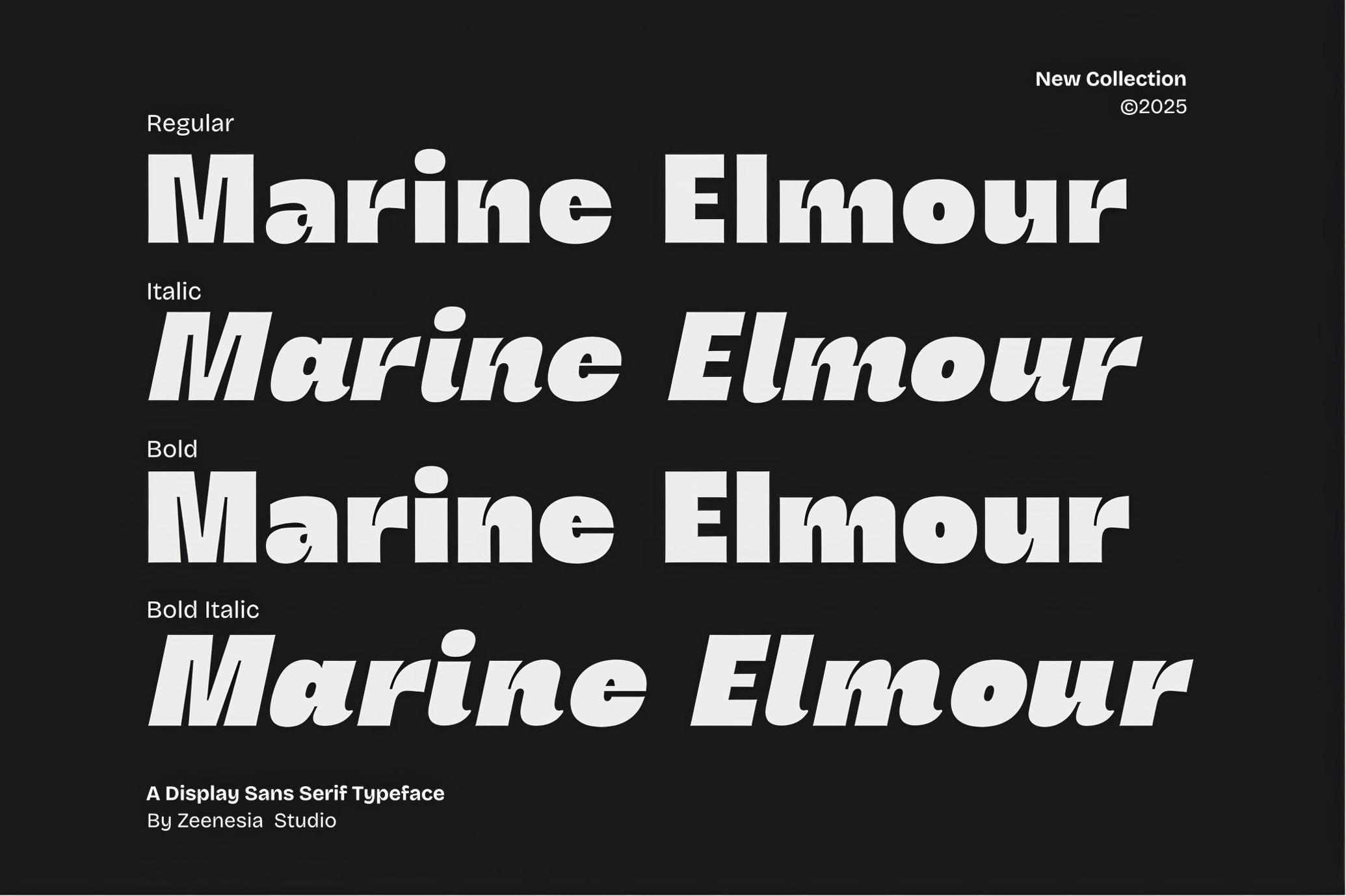 Marine Elmoure Sans Serif