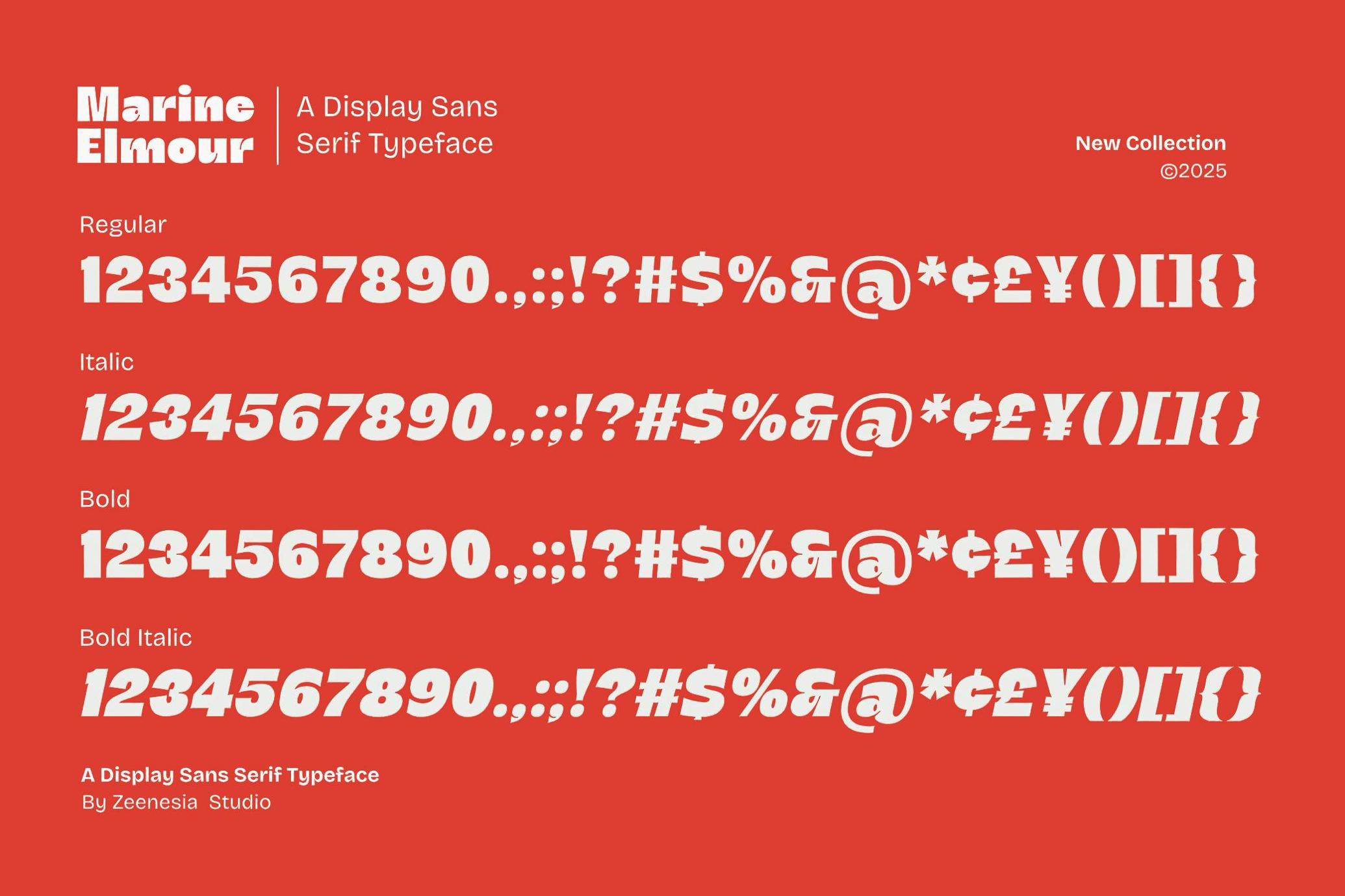 Marine Elmoure Sans Serif