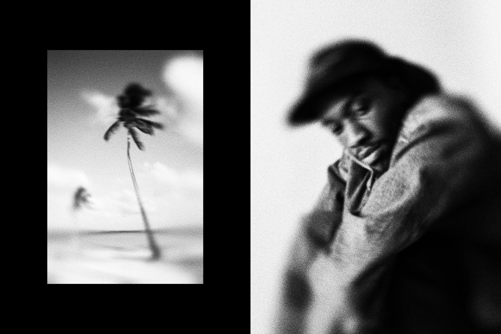 Monochrome Grain Poster Effect