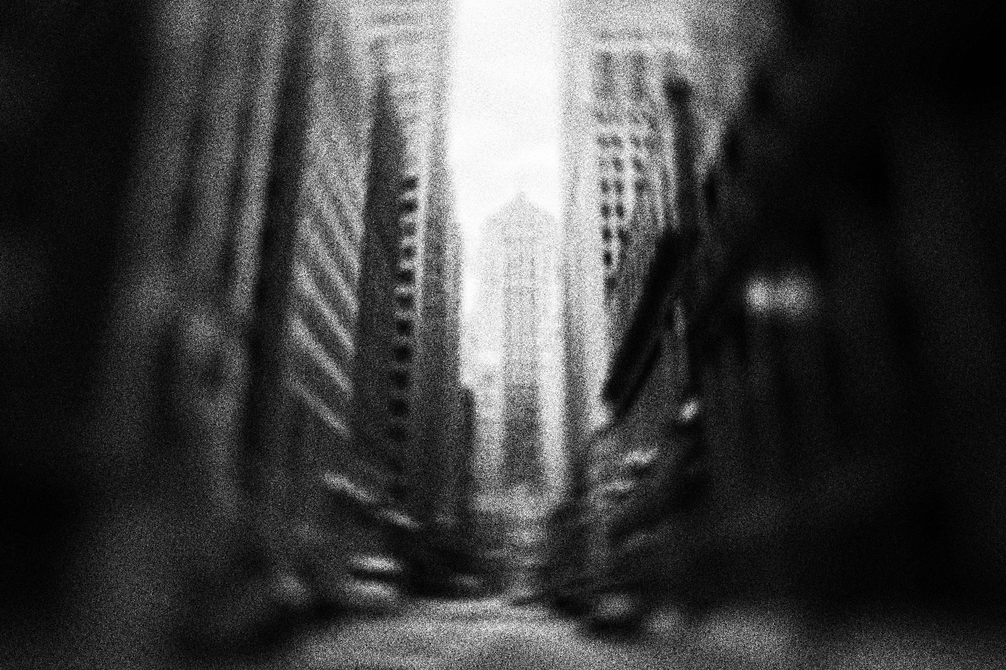 Monochrome Grain Poster Effect