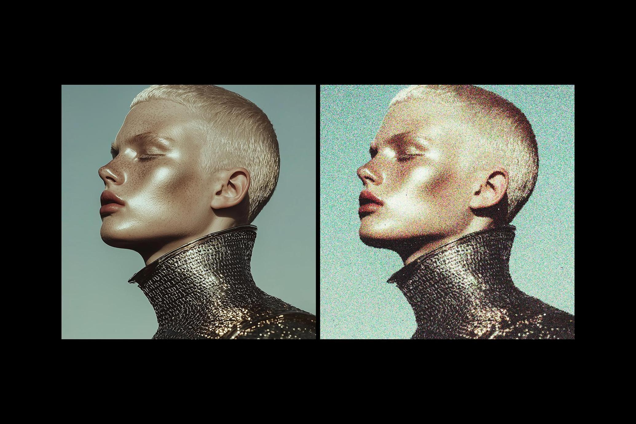Grain Print Photo Effect