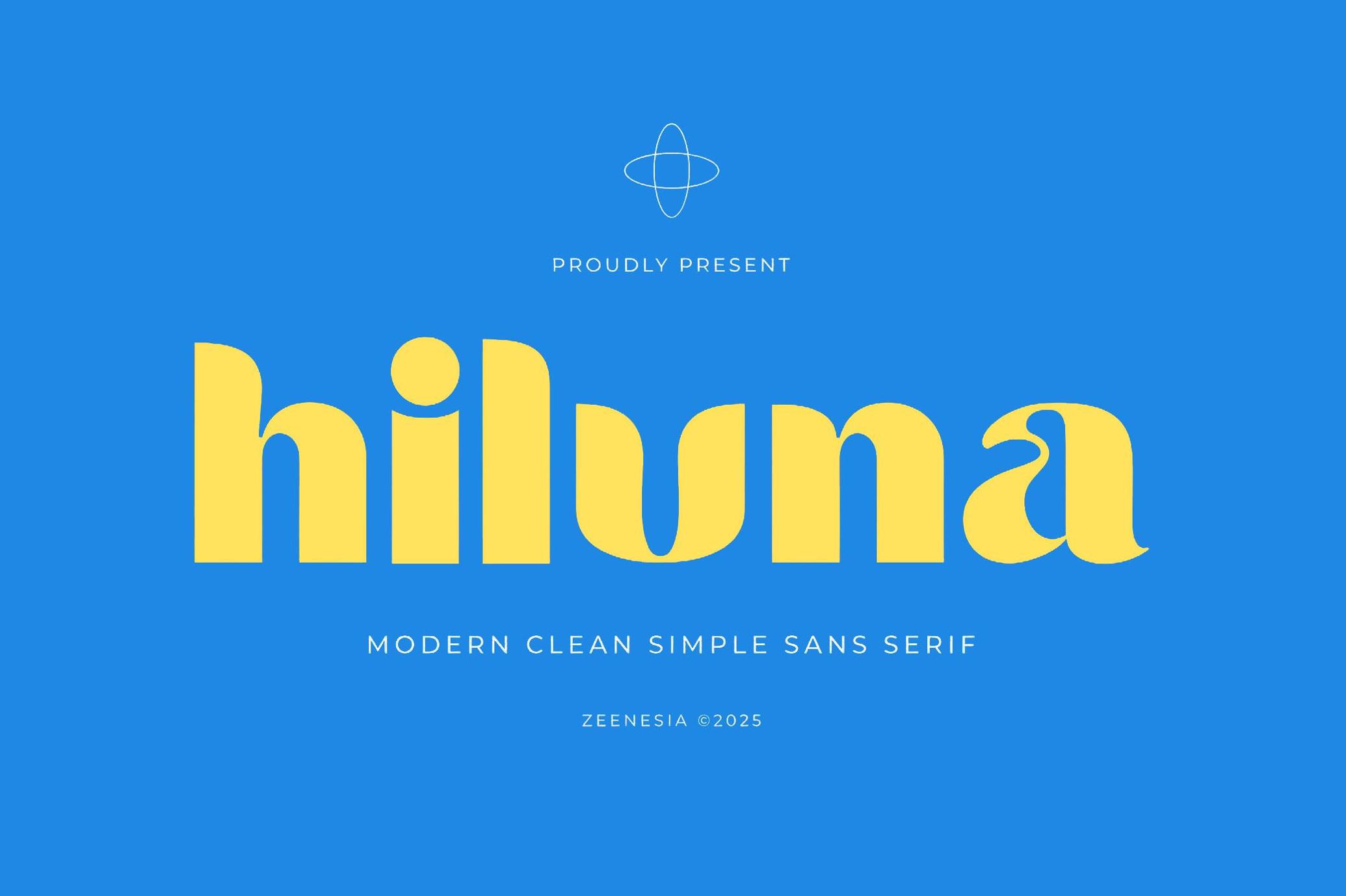 Hiluna — Clean Sans Serif