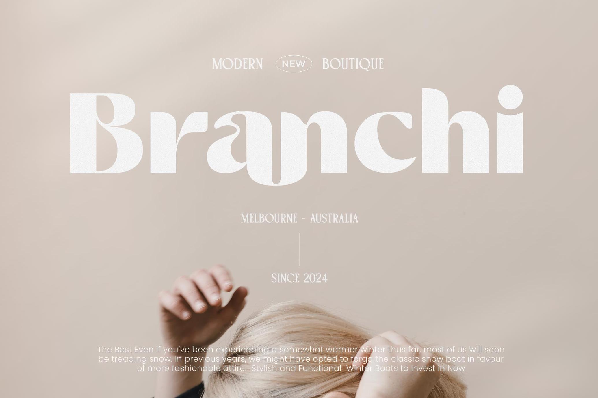 Hiluna — Clean Sans Serif
