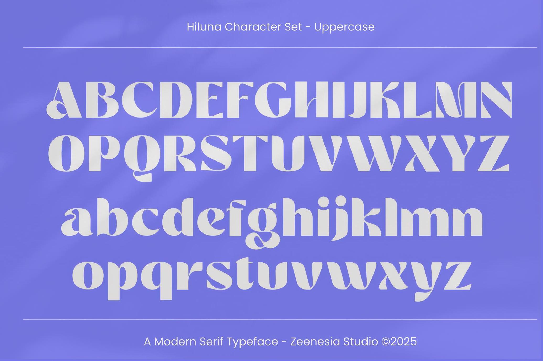 Hiluna — Clean Sans Serif