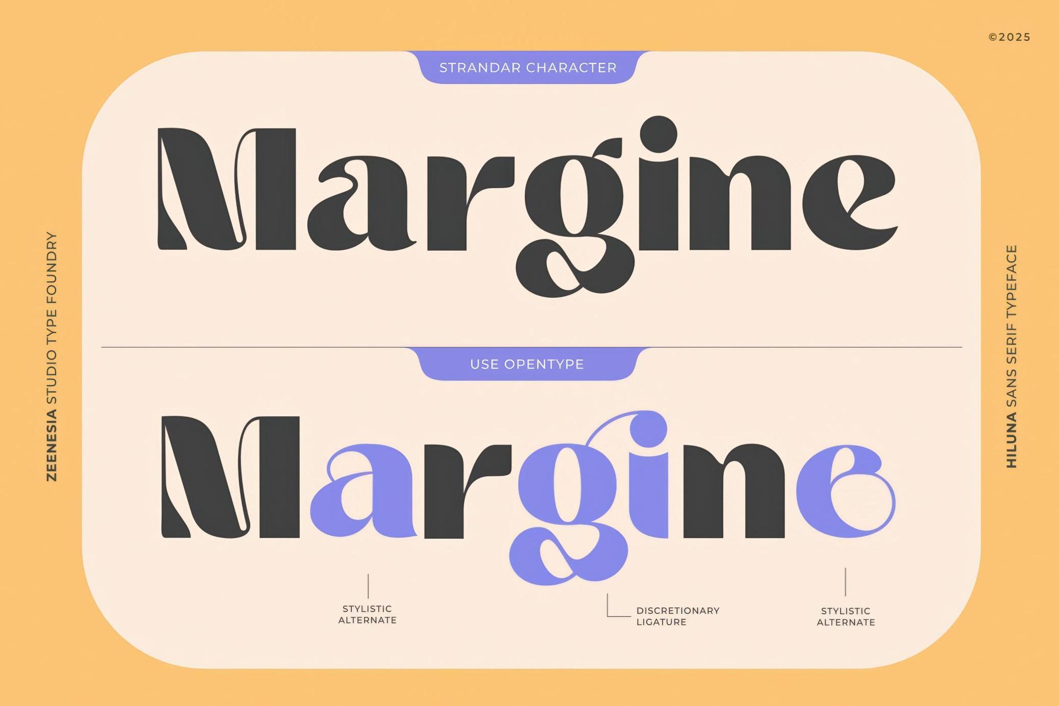 Hiluna — Clean Sans Serif