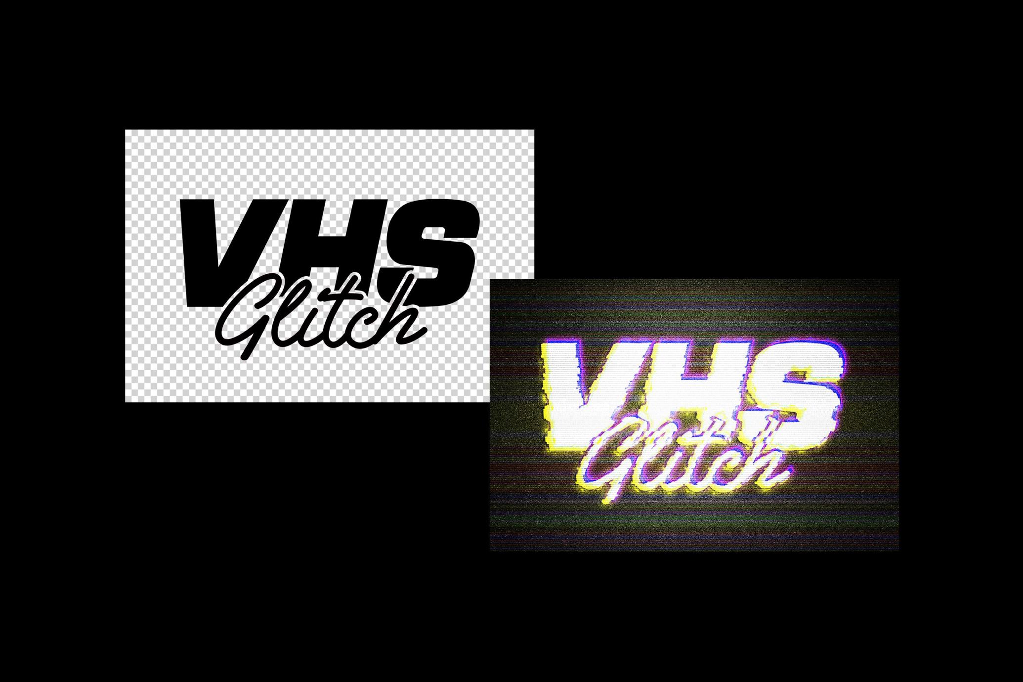 VHS Error Glitch Effect