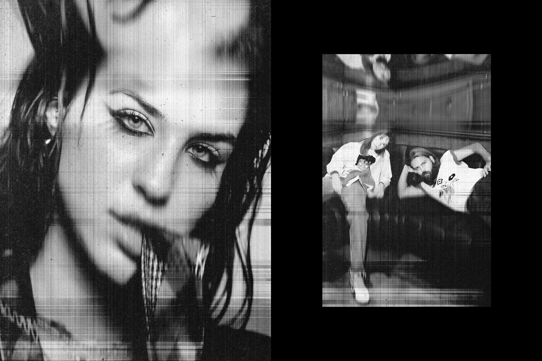 Distorted Printer Poster Effect