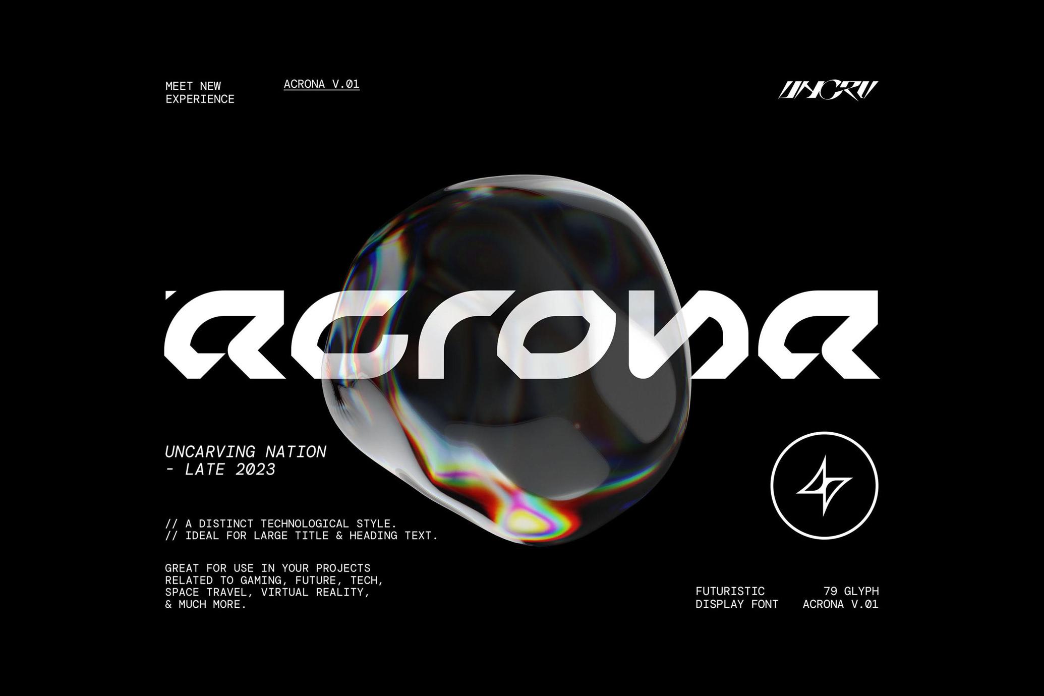Acrona Display Font