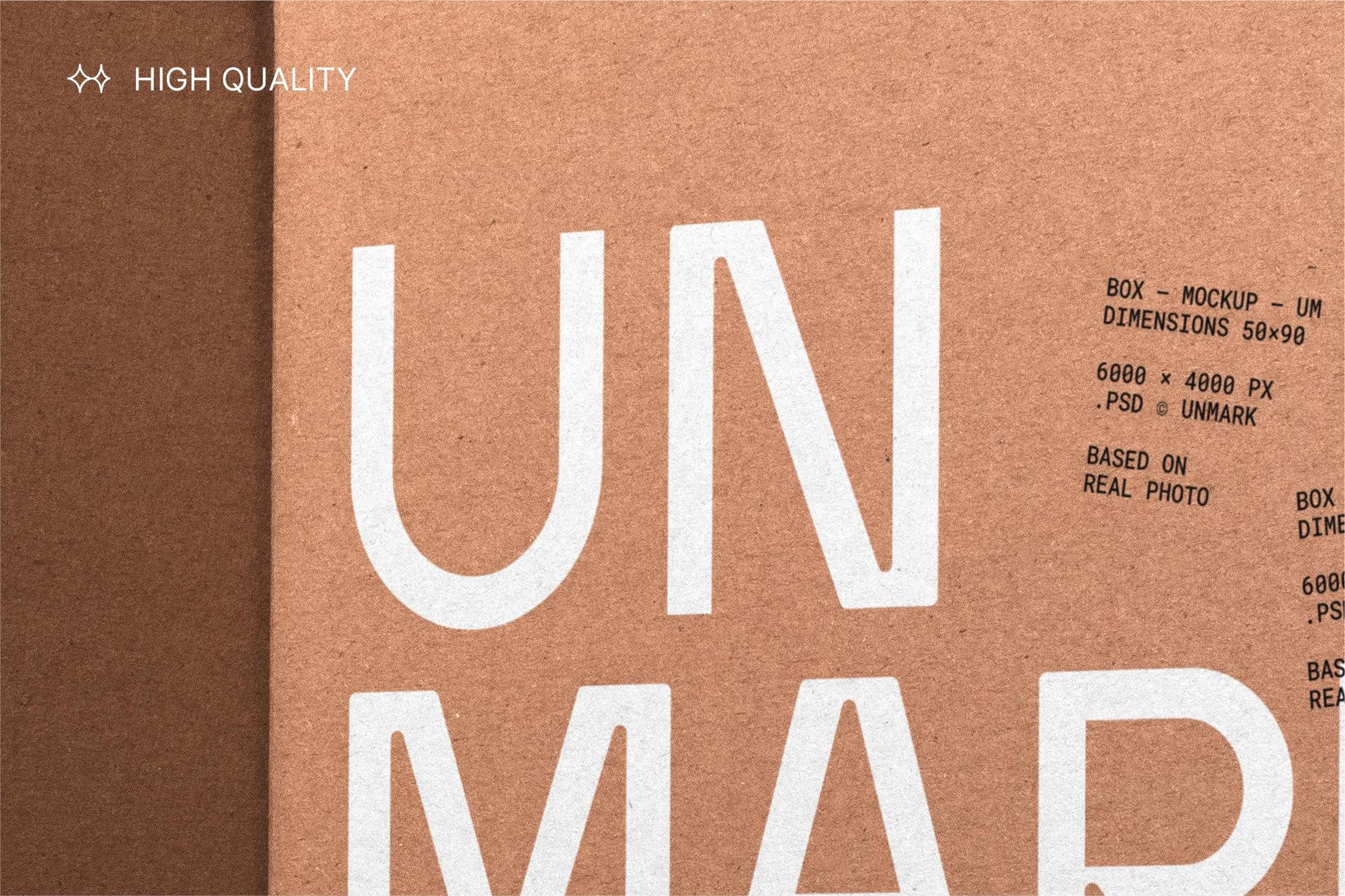 Cardboard Box Mockup