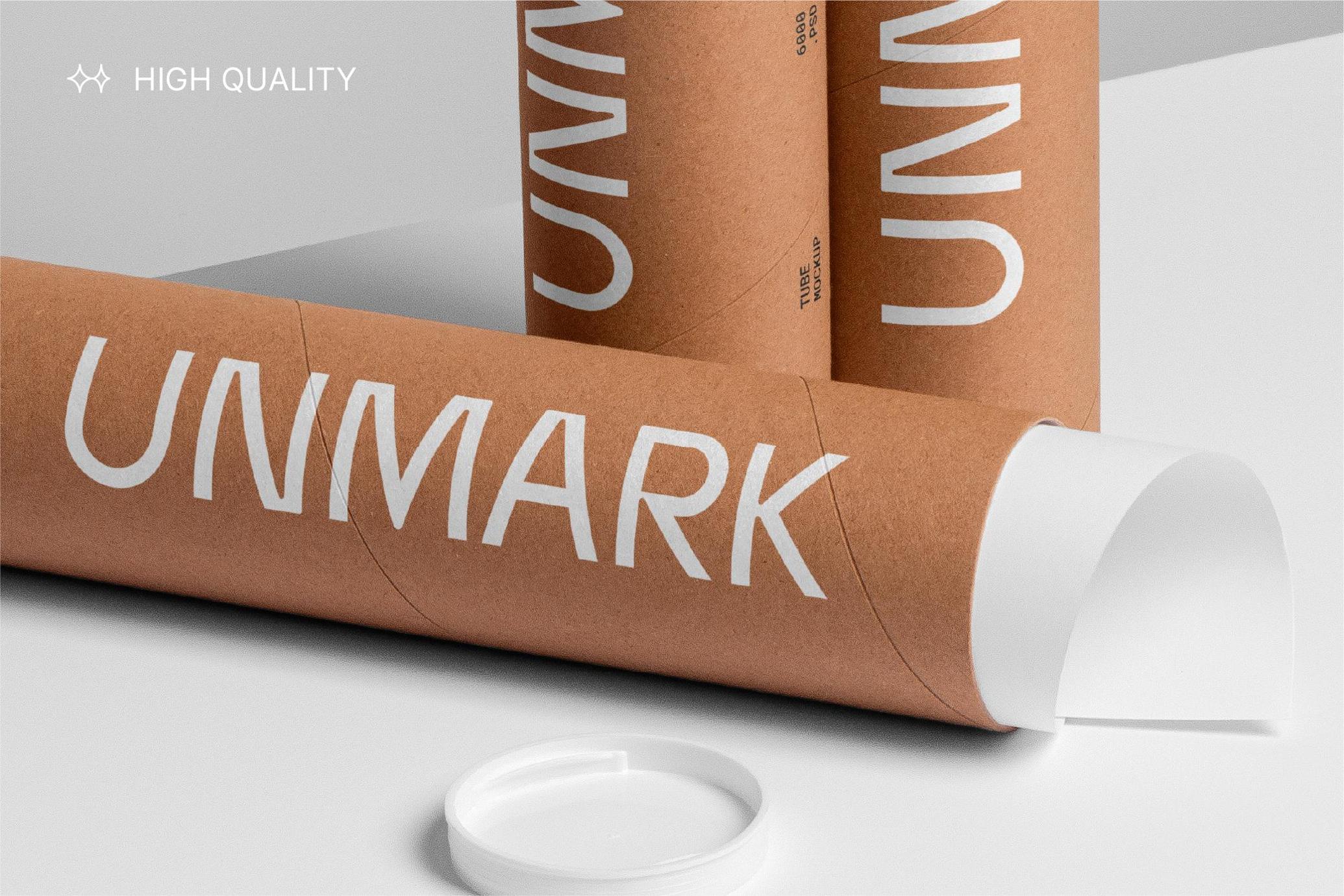 Poster Tubes Branding Mockup