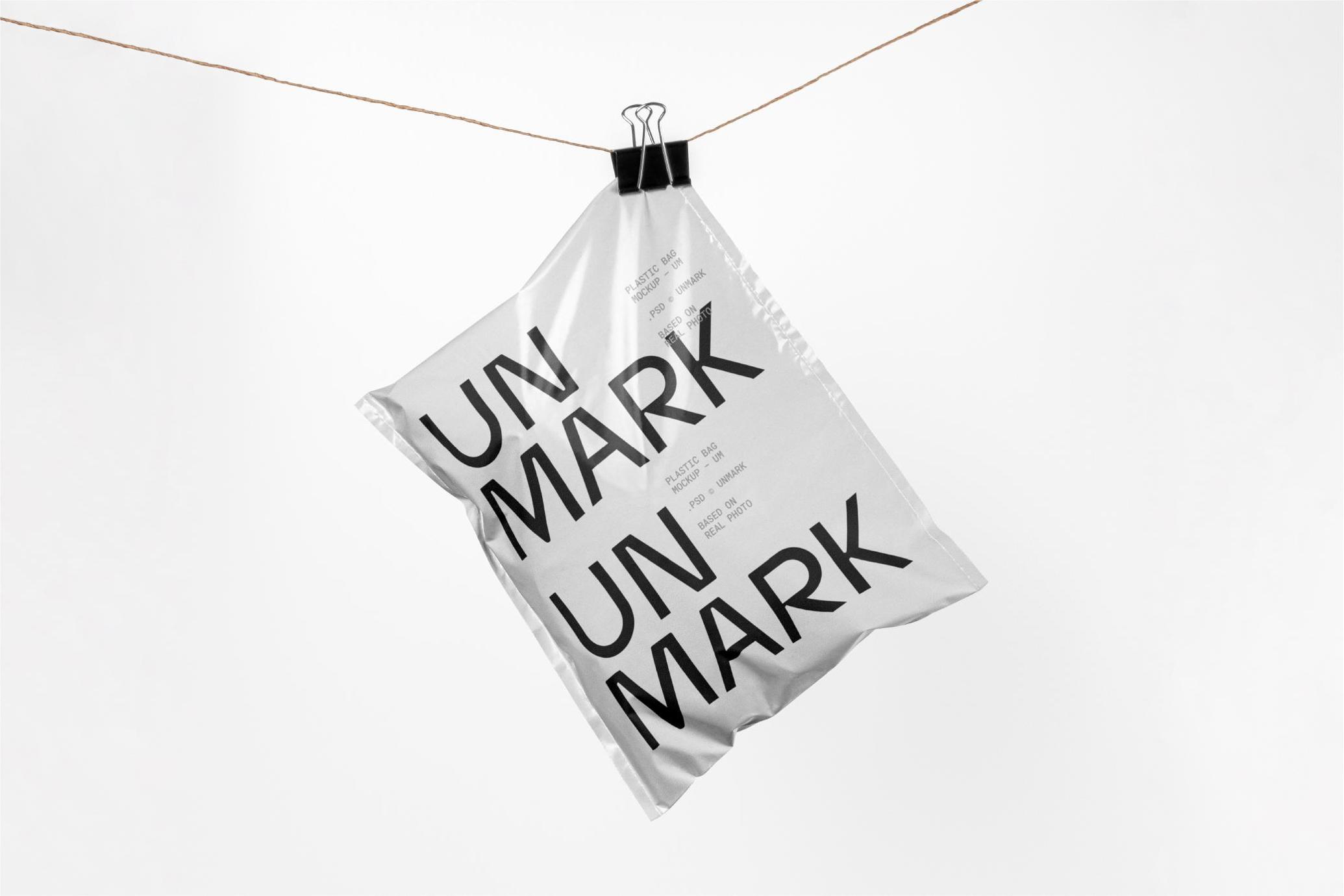 Plastic Mailing Bag Mockup