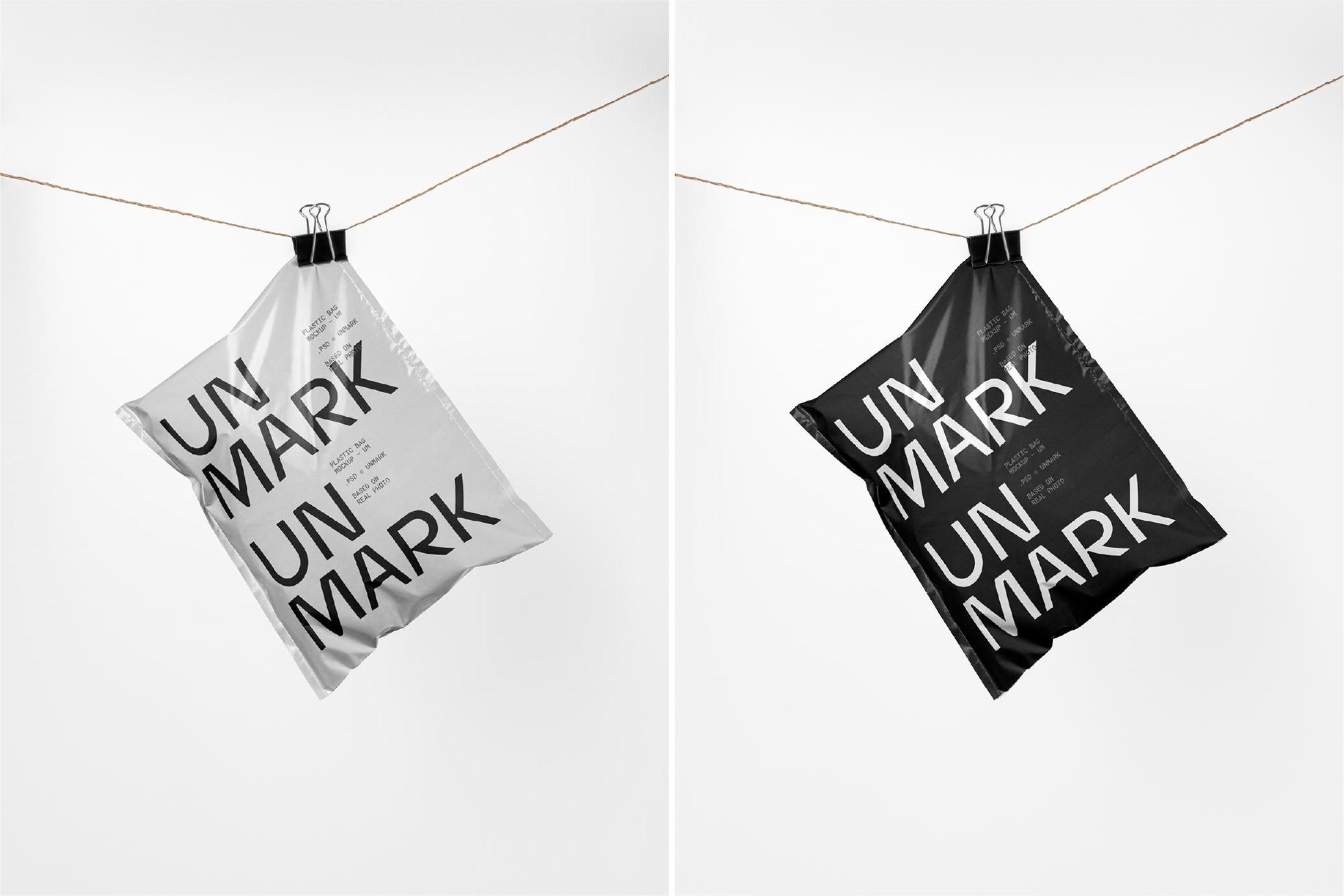 Plastic Mailing Bag Mockup