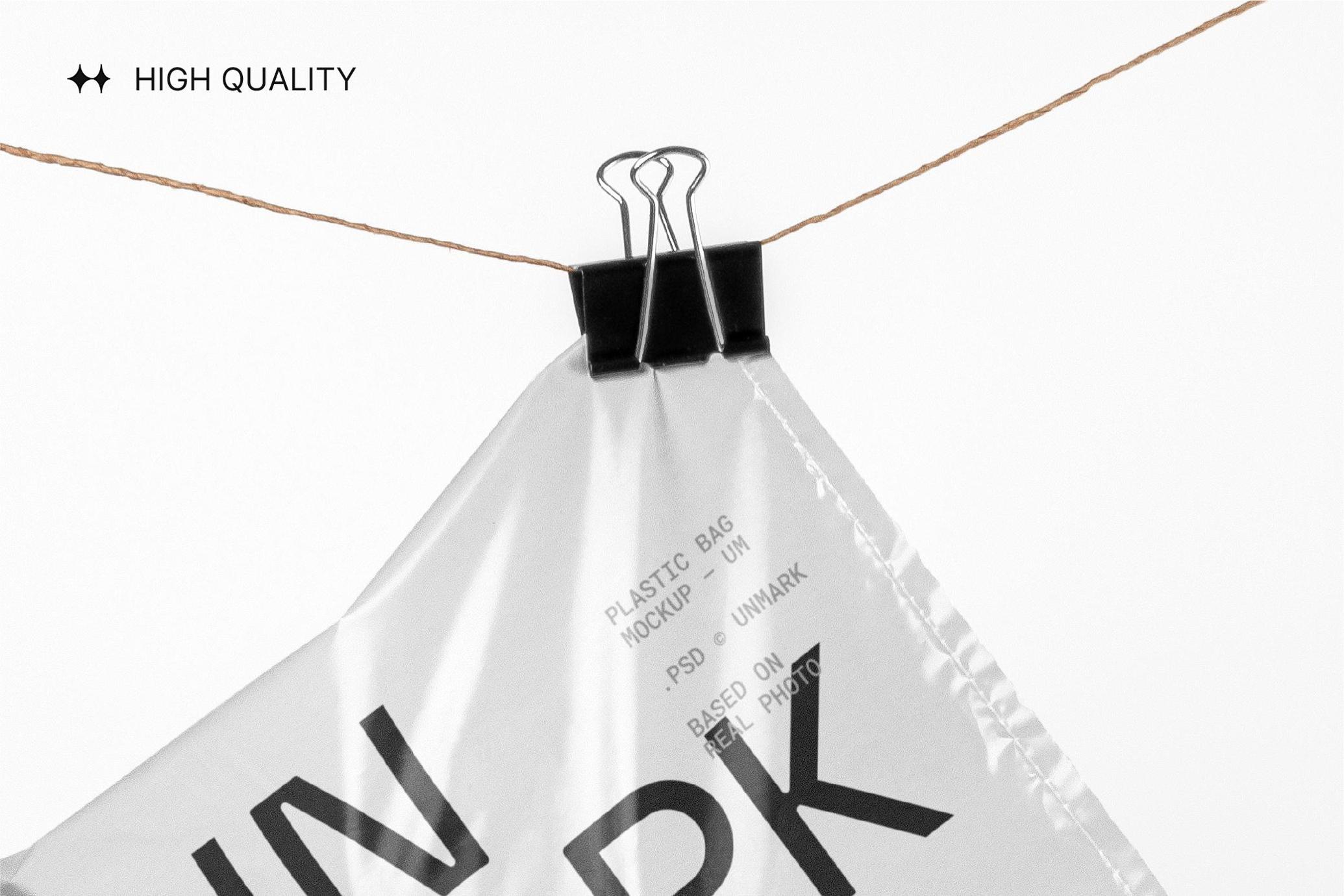 Plastic Mailing Bag Mockup