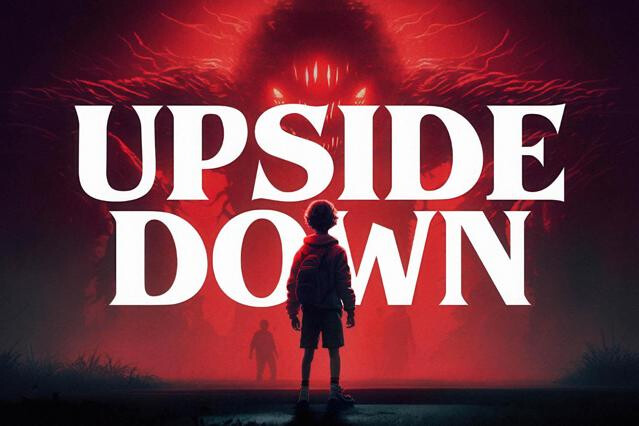 Upside Down - 1980s Retro Typeface