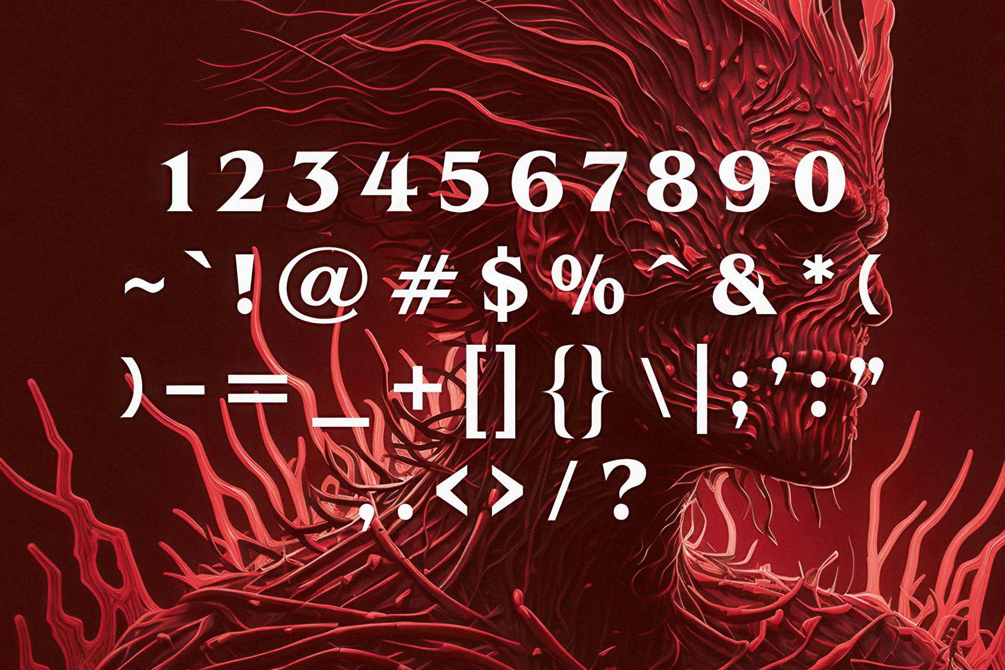 Upside Down - 1980s Retro Typeface