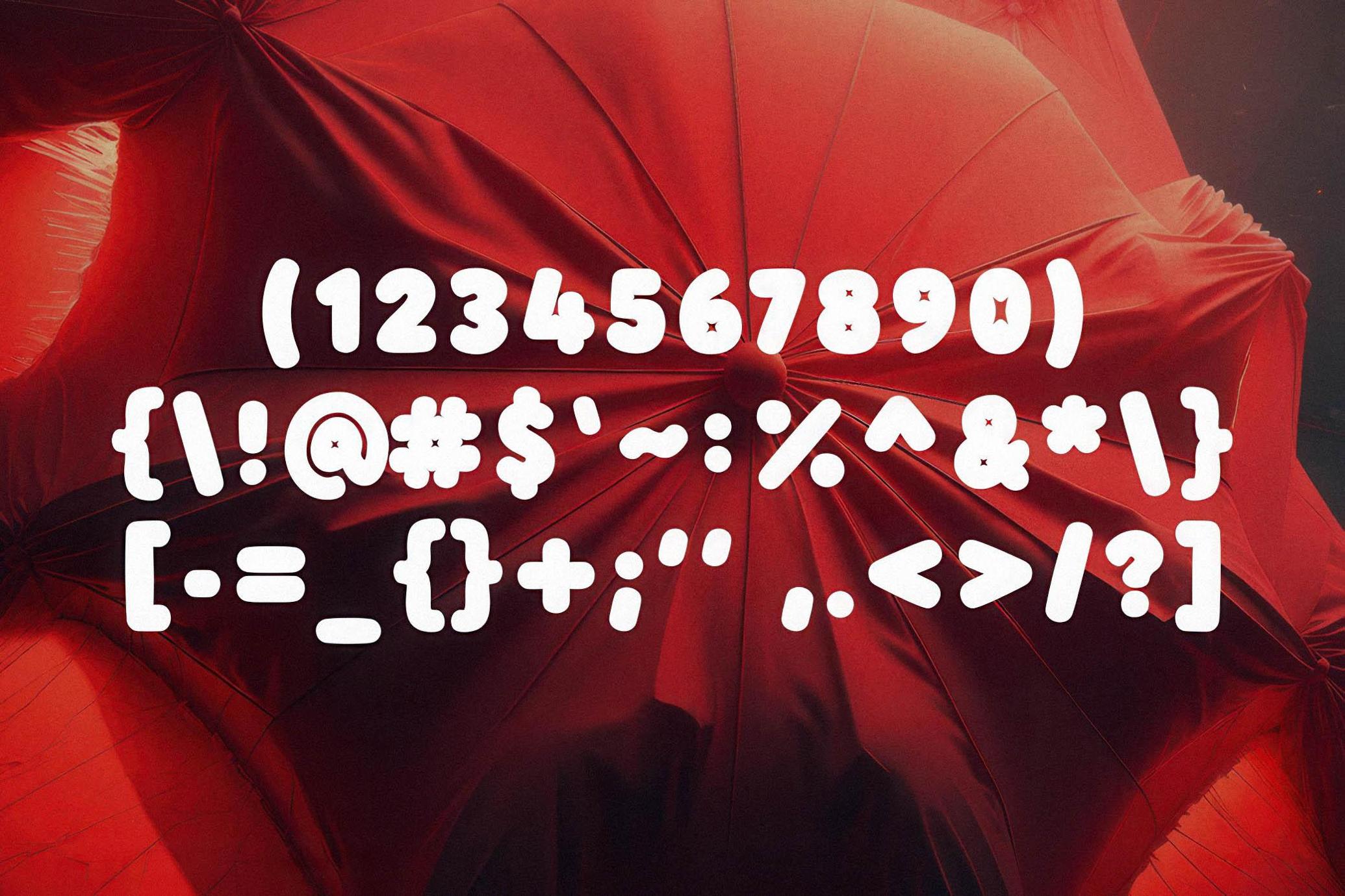 Double Bubble 3D Typeface