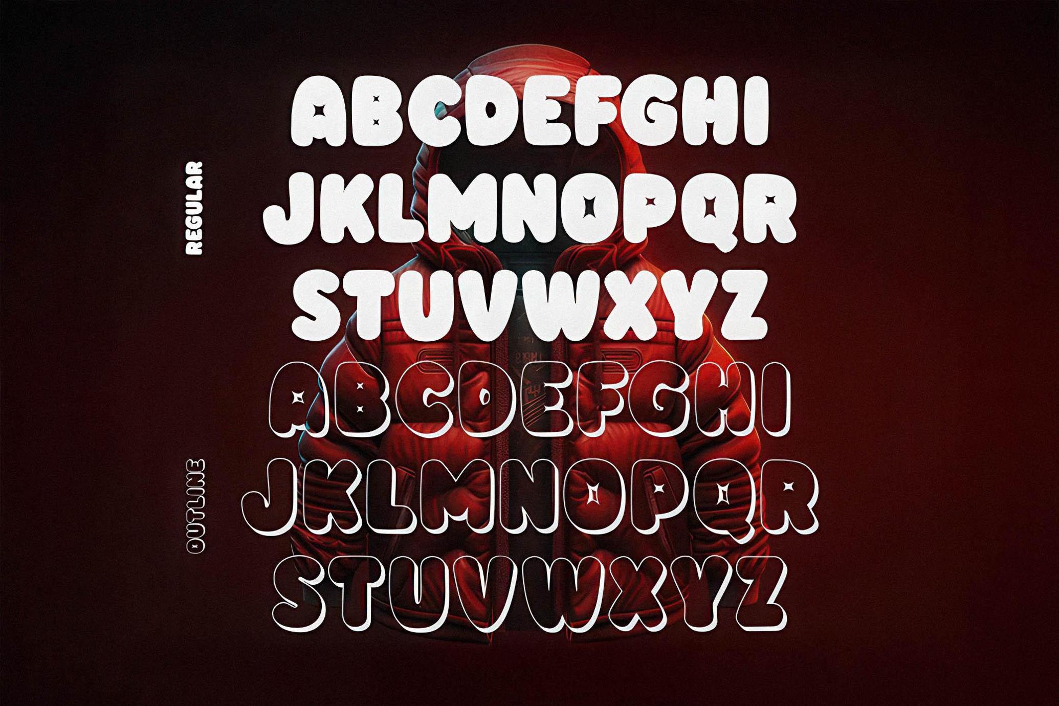 Double Bubble 3D Typeface