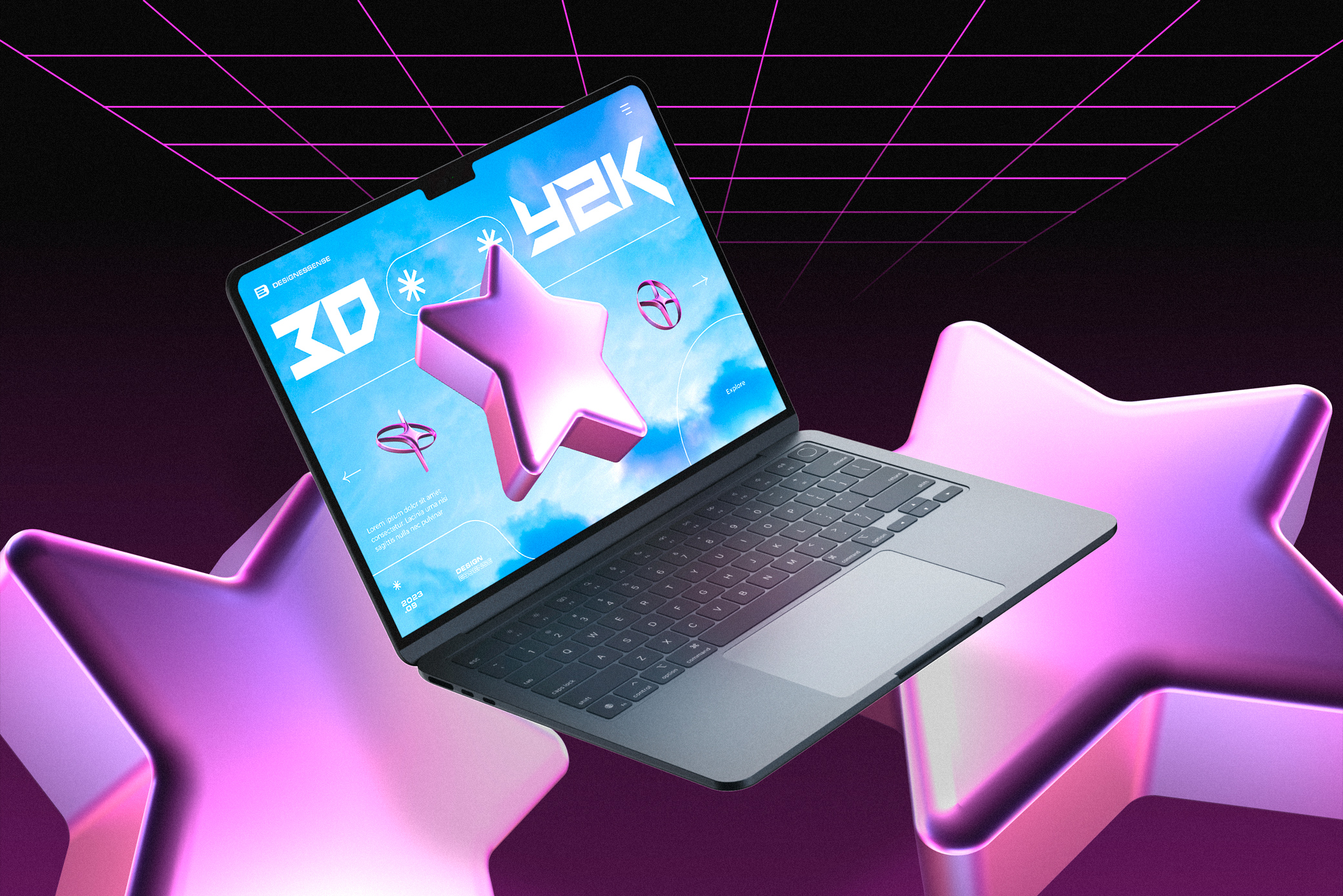 3D Y2K Objects