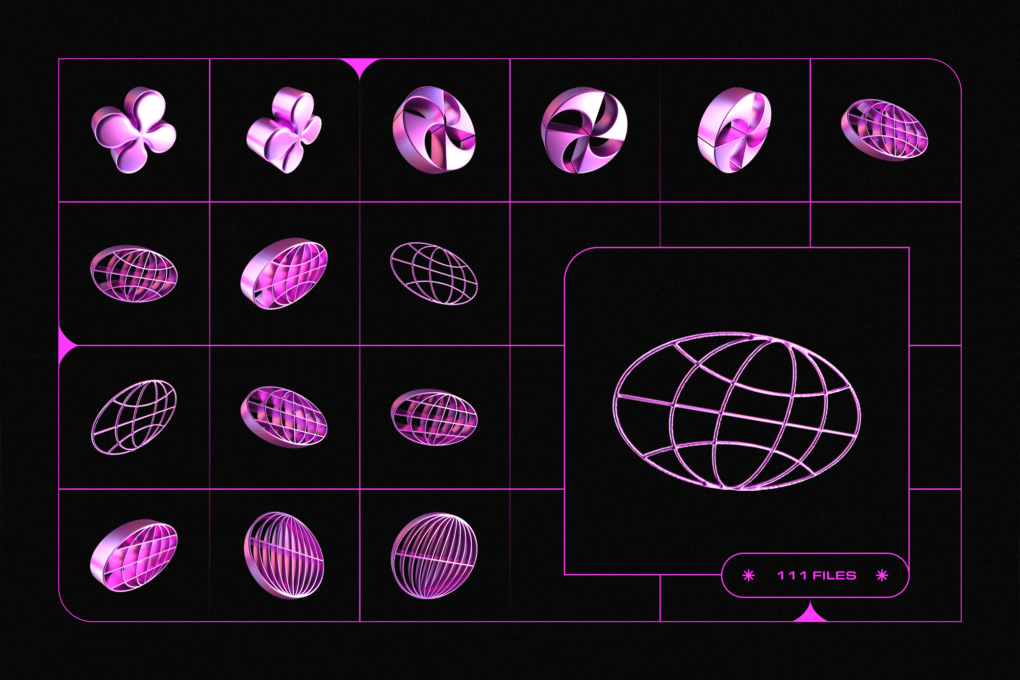 3D Y2K Objects