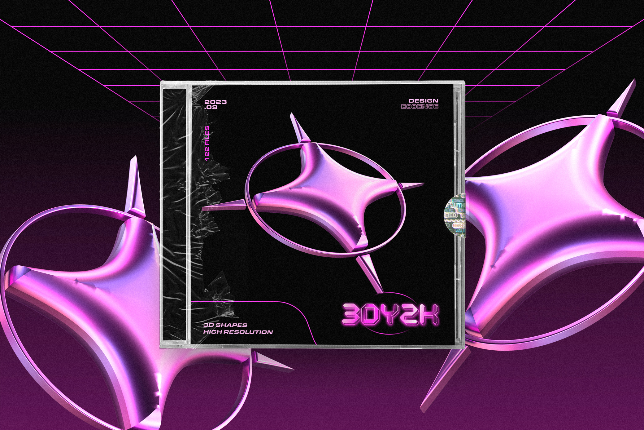 3D Y2K Objects
