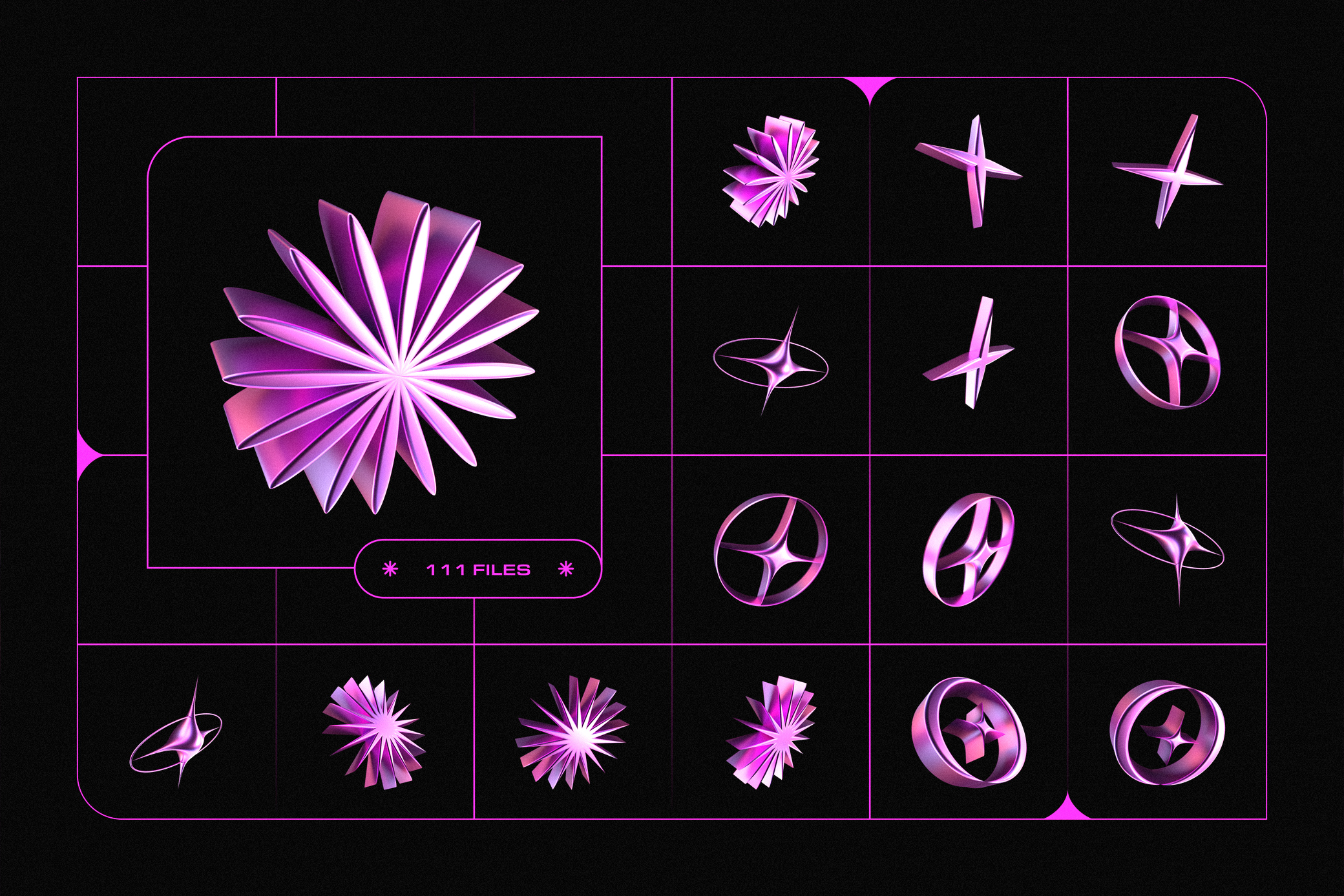 3D Y2K Objects
