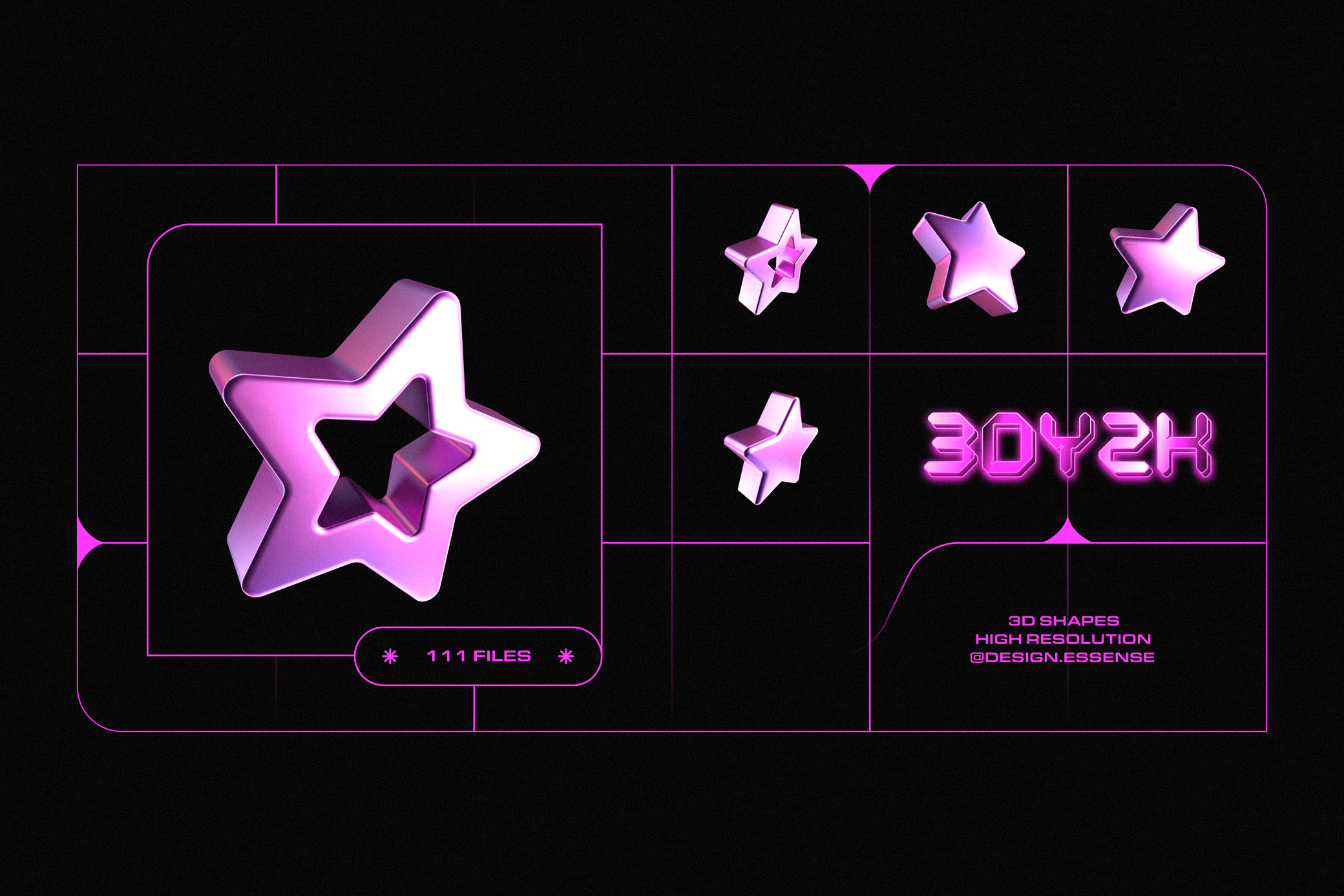 3D Y2K Objects