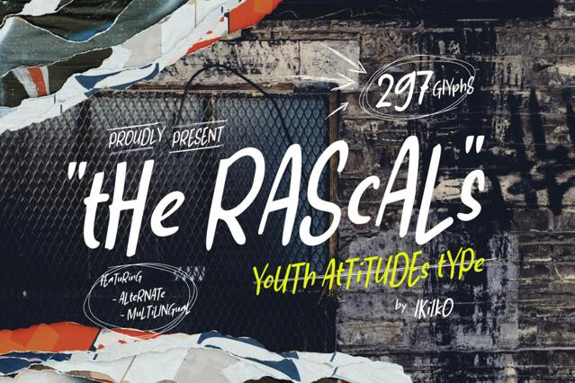 The Rascals - Youth Font