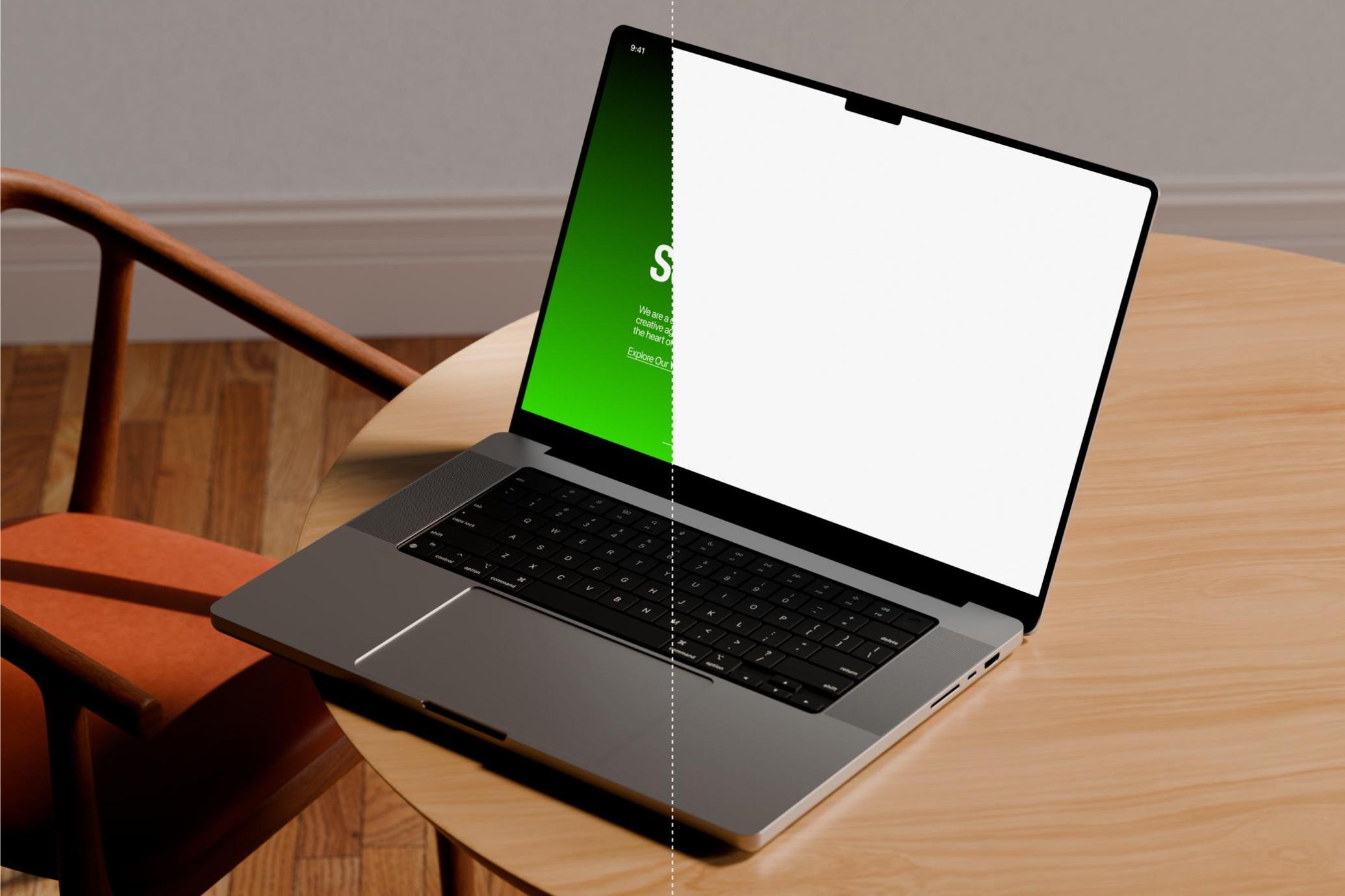 Animated Macbook Pro Mockup