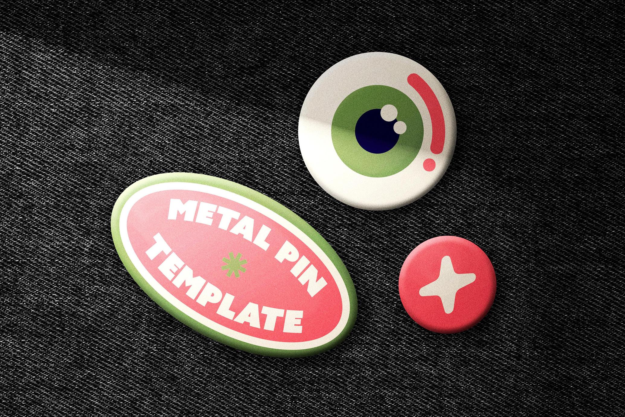 Badge Pin Mockup